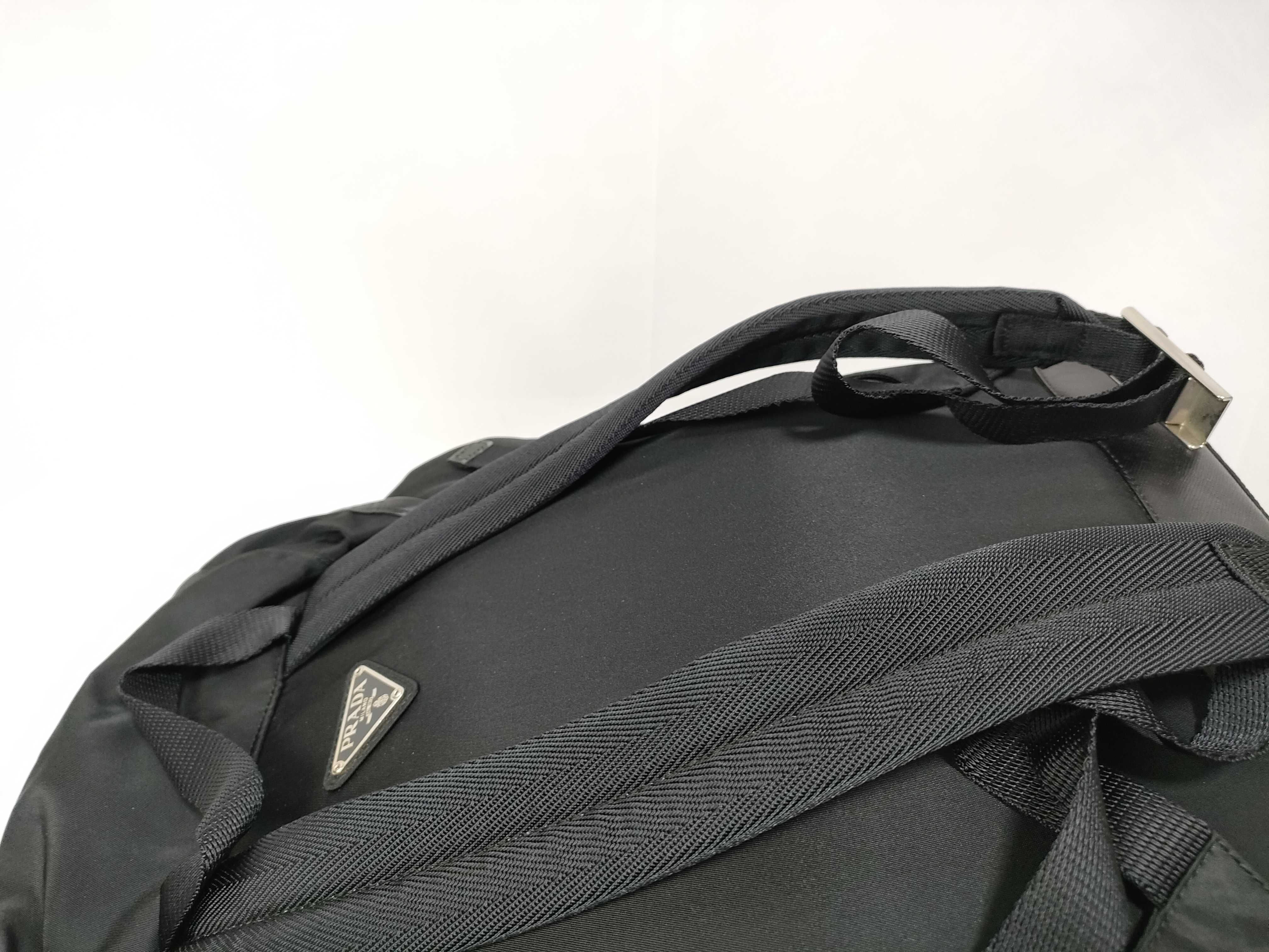 Triangle Logo Nylon Backpack — view 9