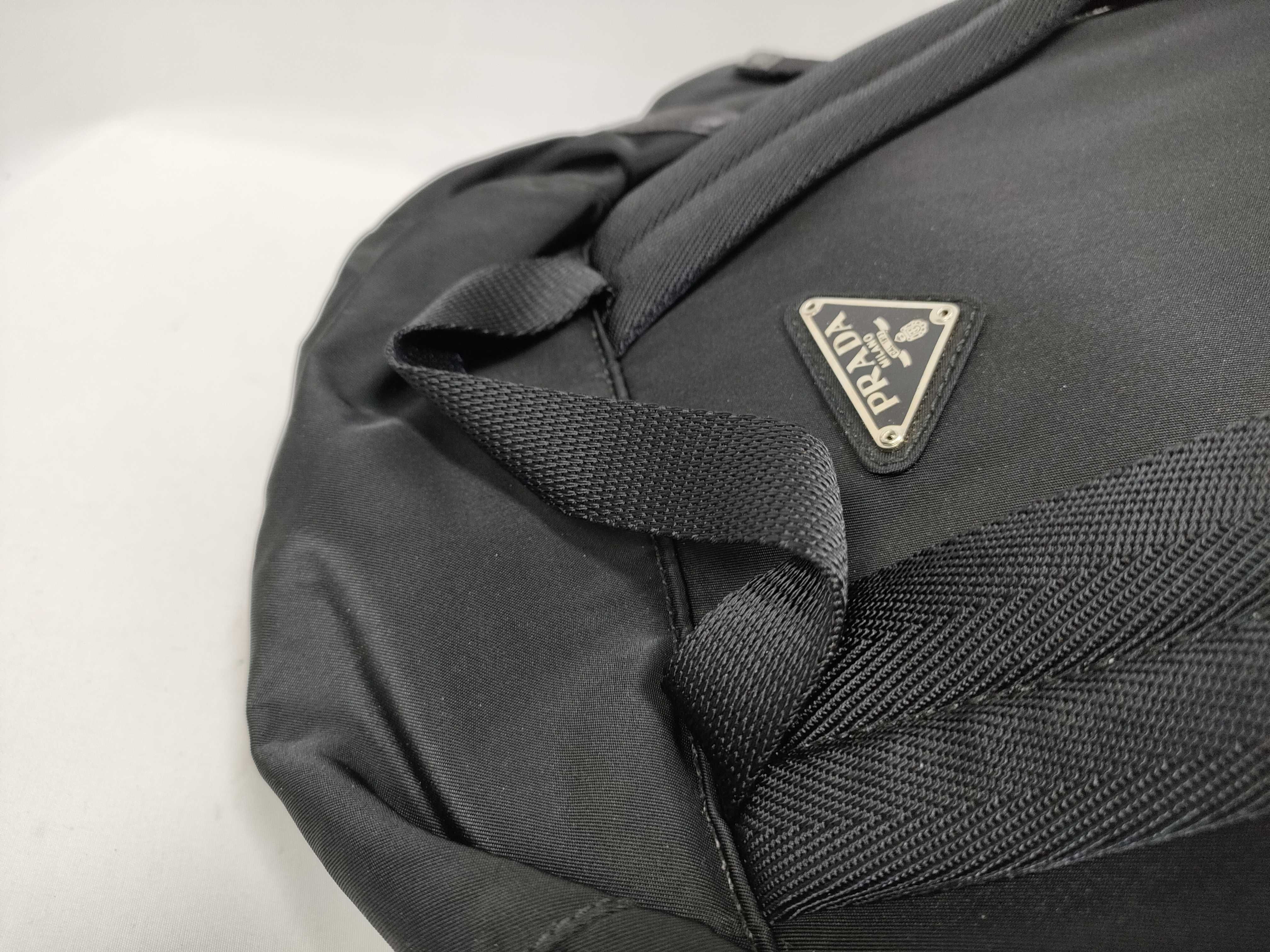 Triangle Logo Nylon Backpack — view 10