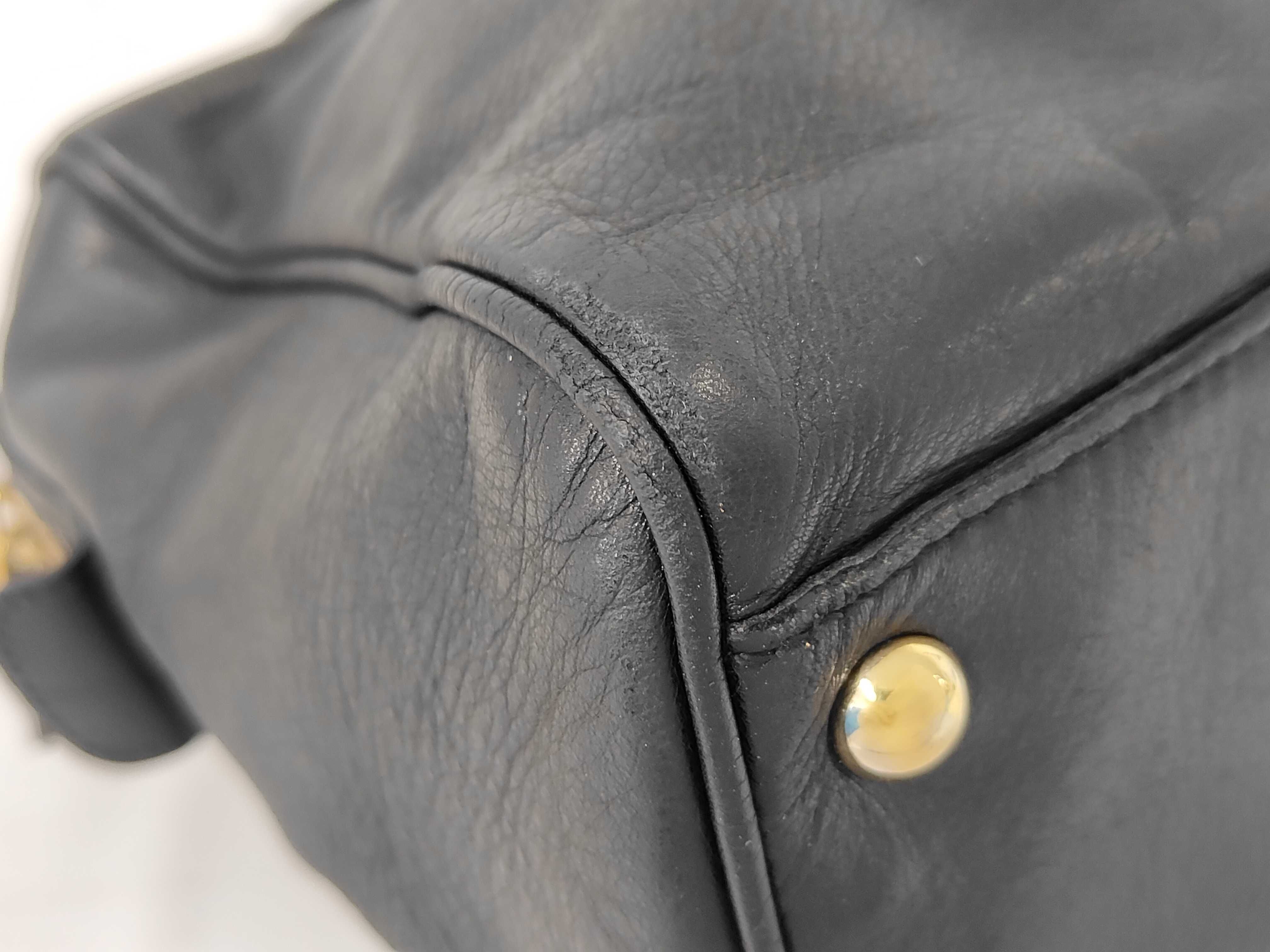 Interlocking Leather Handbag — view 3
