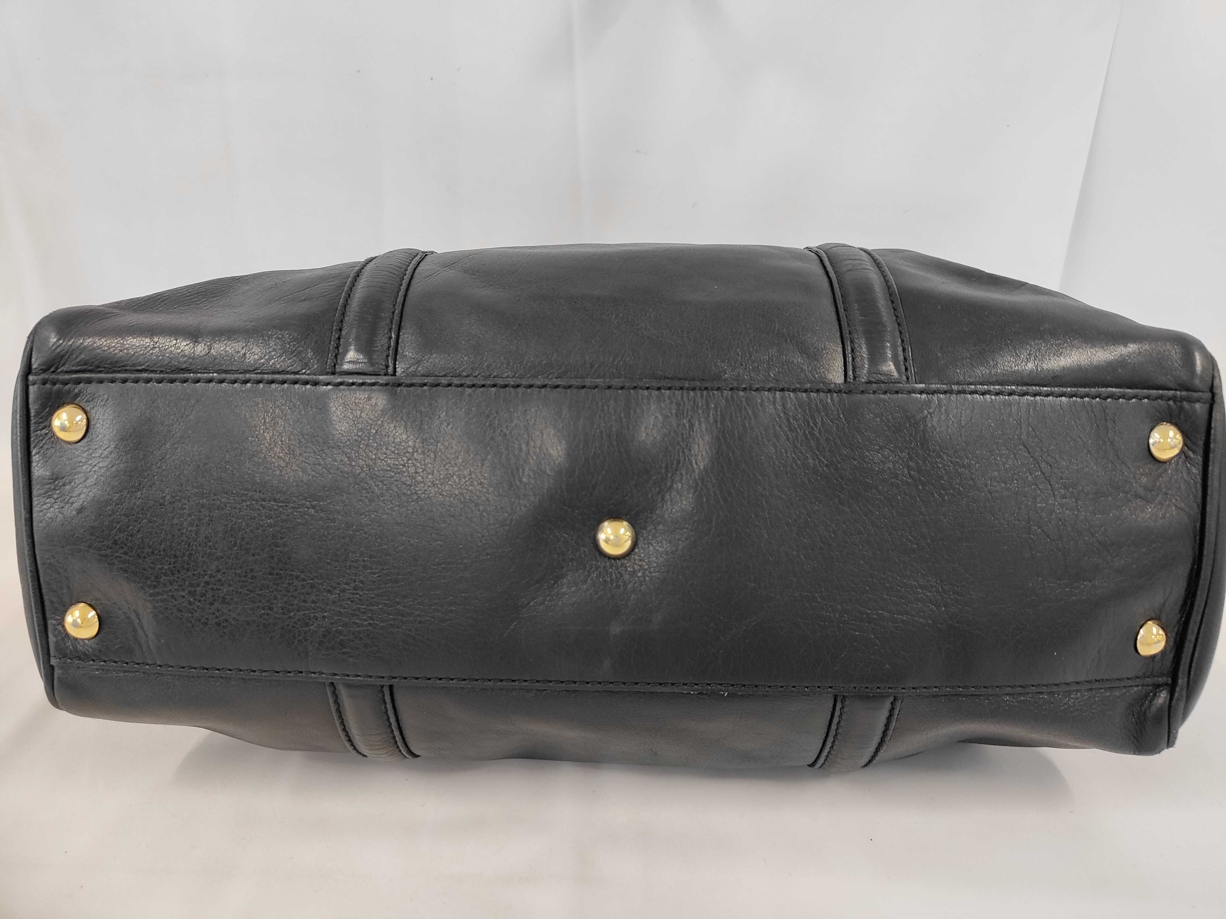 Interlocking Leather Handbag — view 4