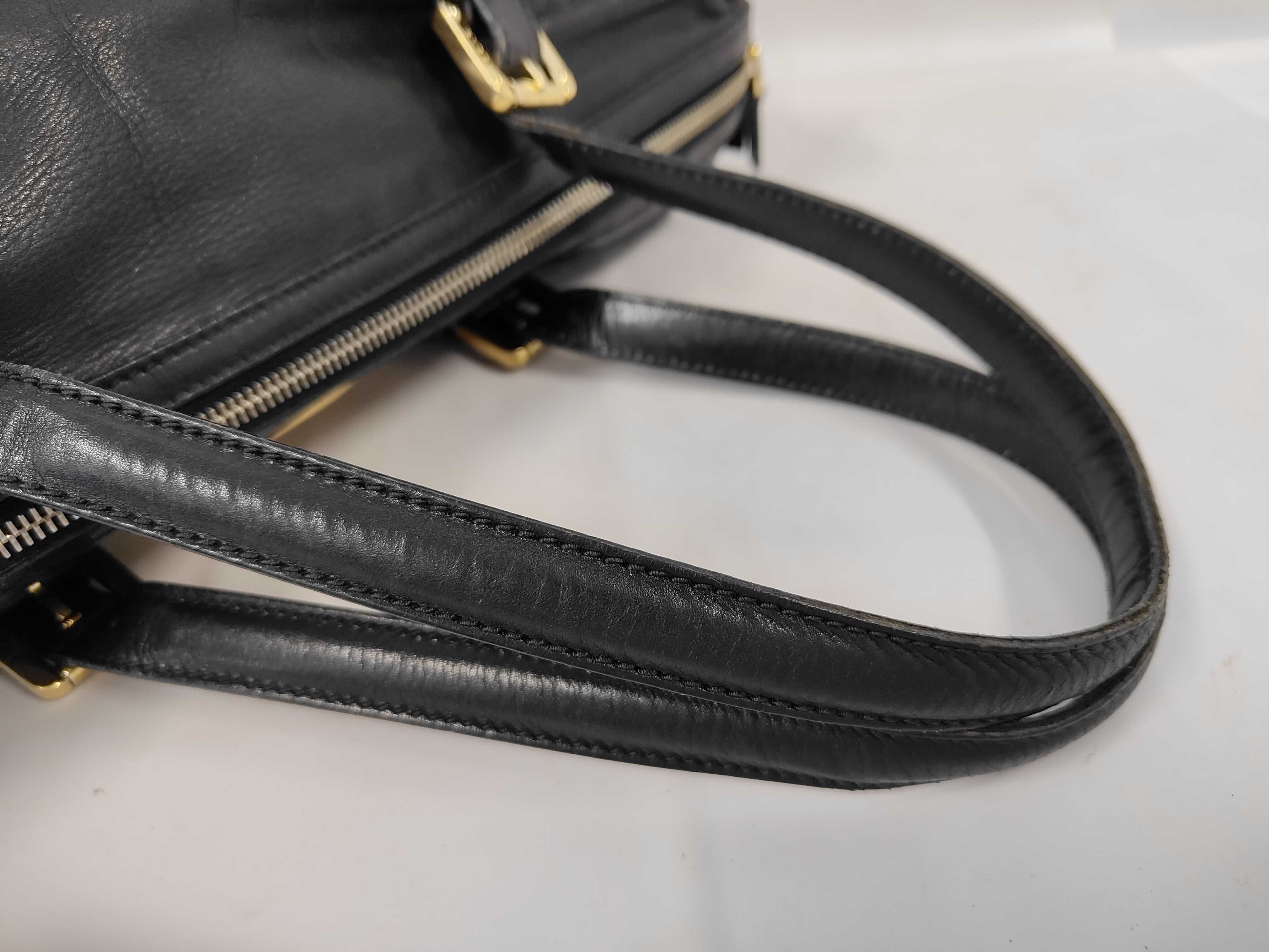 Interlocking Leather Handbag — view 5