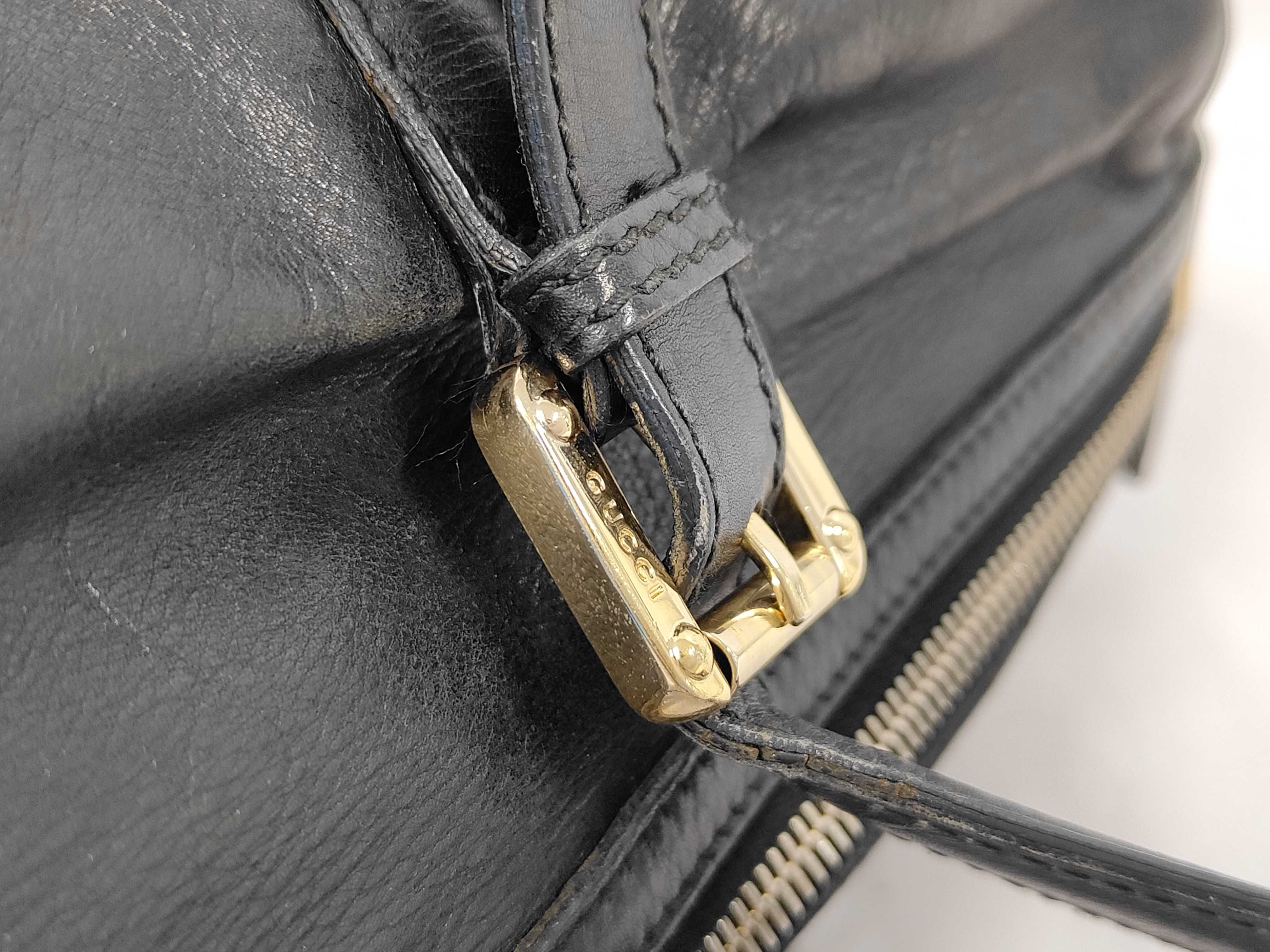 Interlocking Leather Handbag — view 6