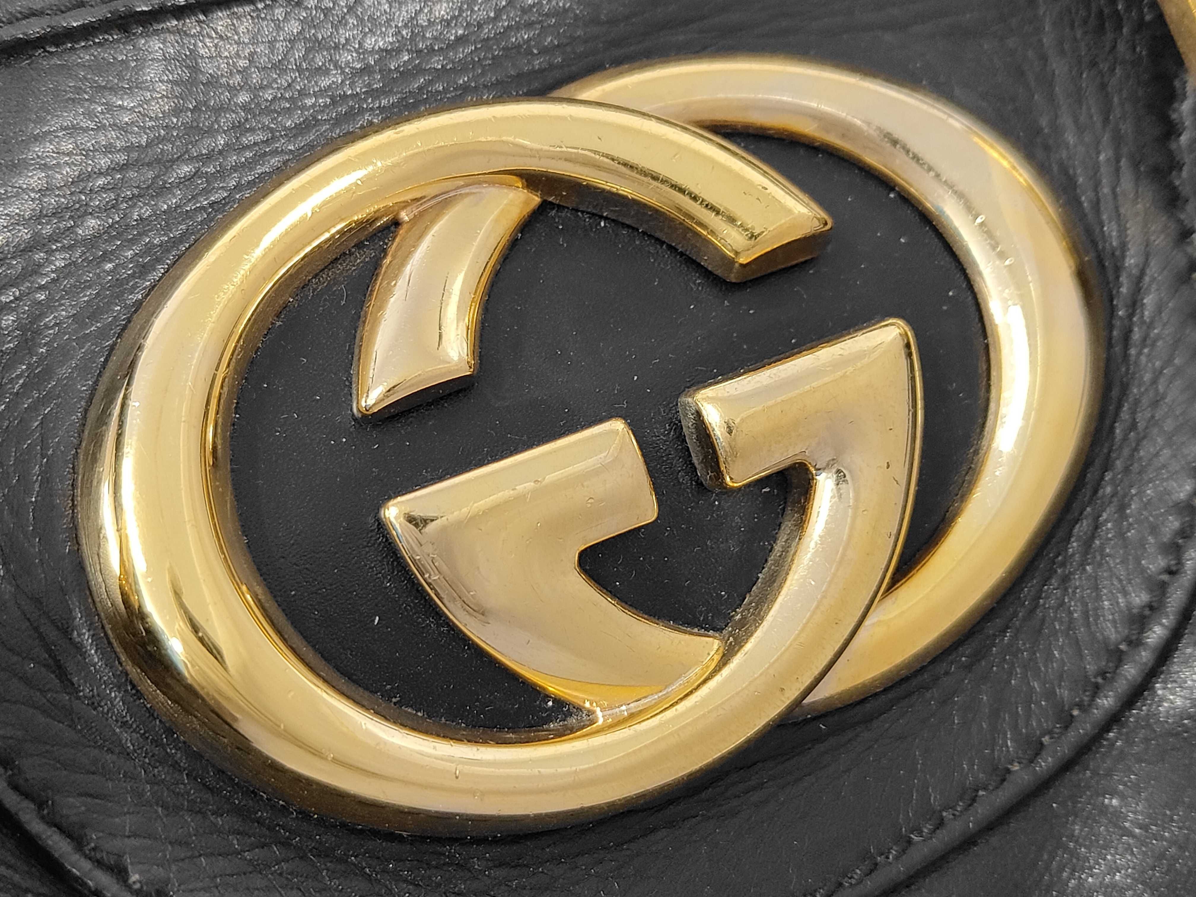 Interlocking Leather Handbag — view 8