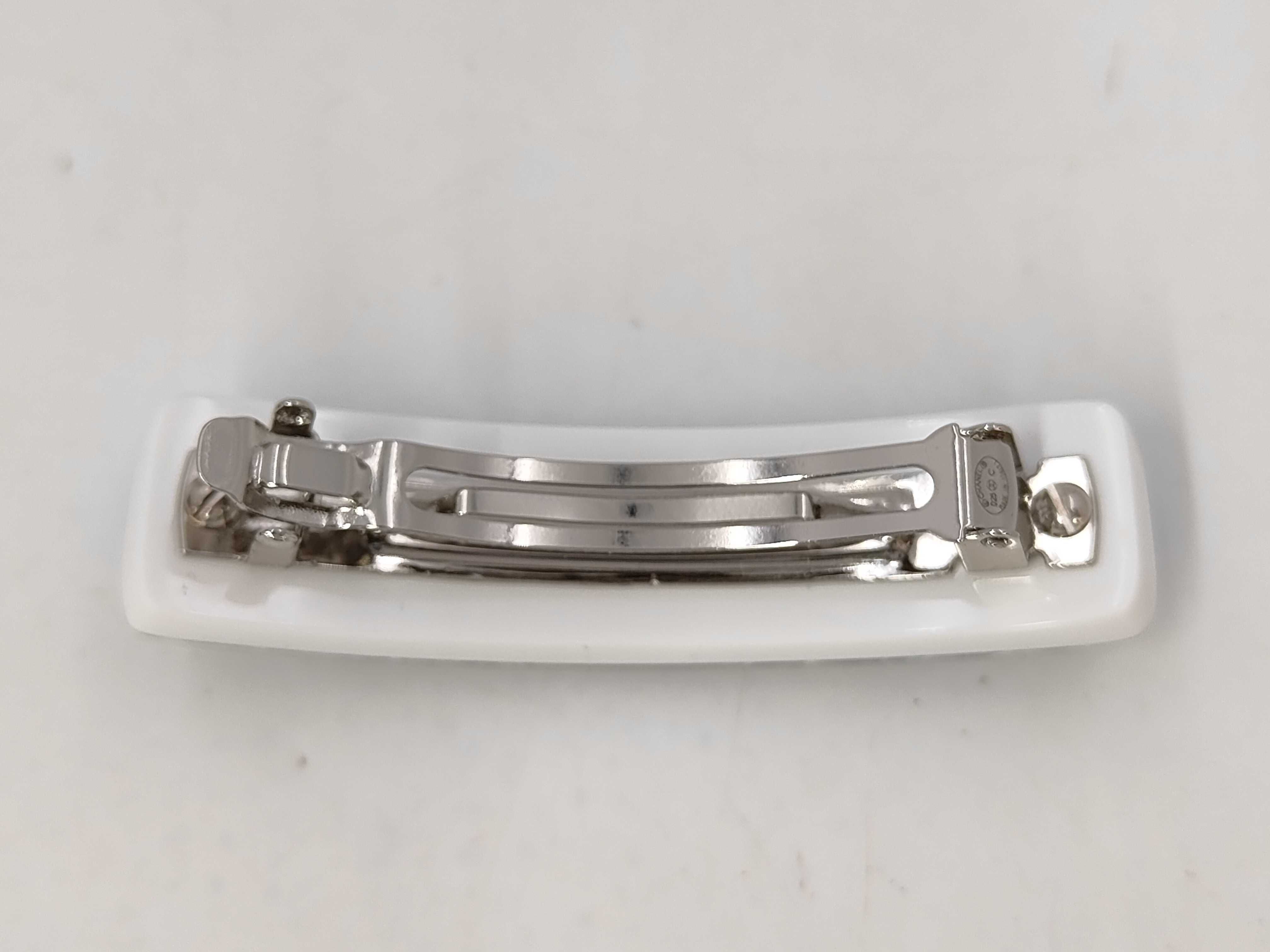 Barrette, Glitter, Coco Mark, Silver, D25C, Hair Accessory — view 2