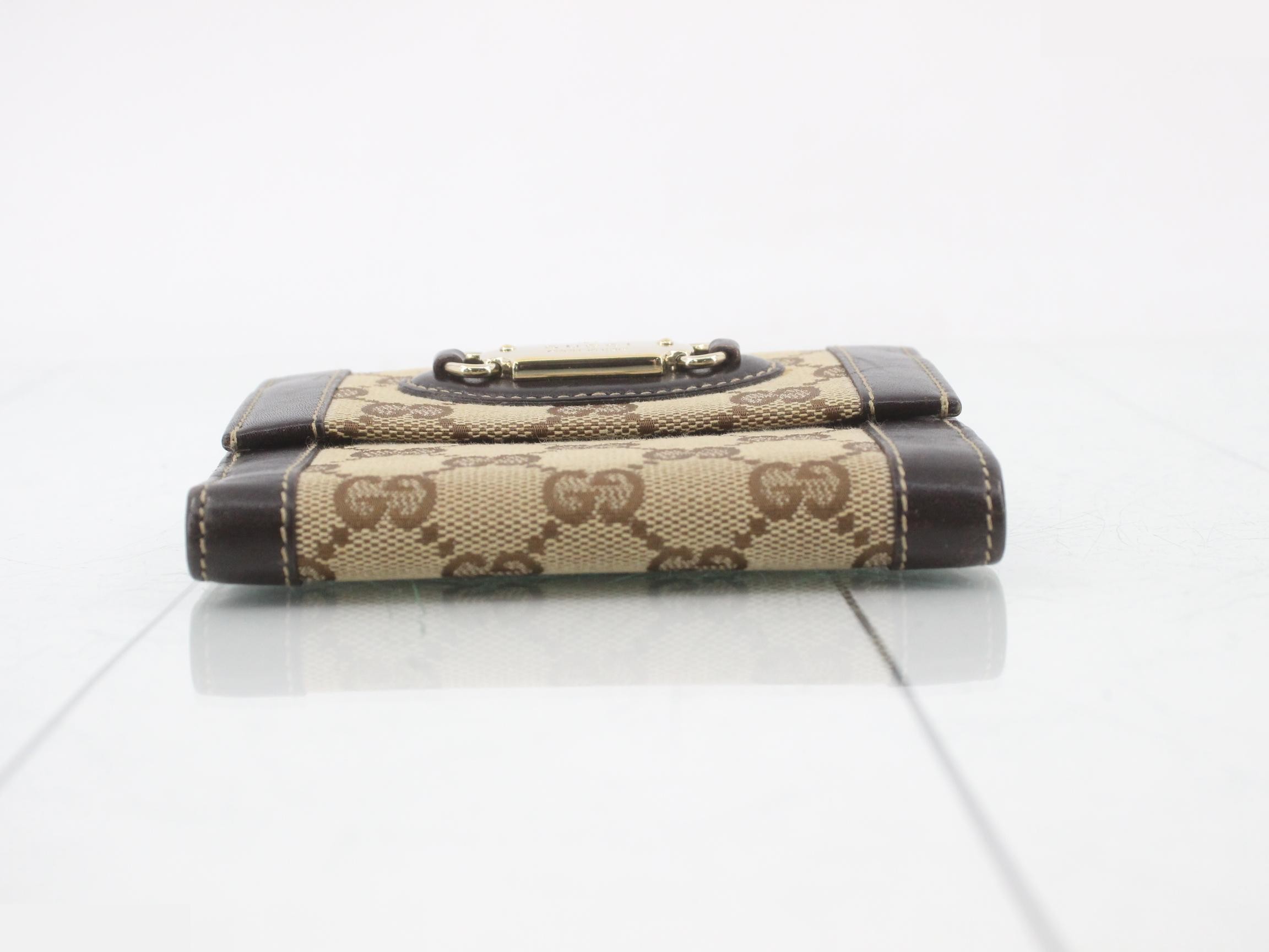 GG Canvas Bi-fold Wallet, Brown — view 3