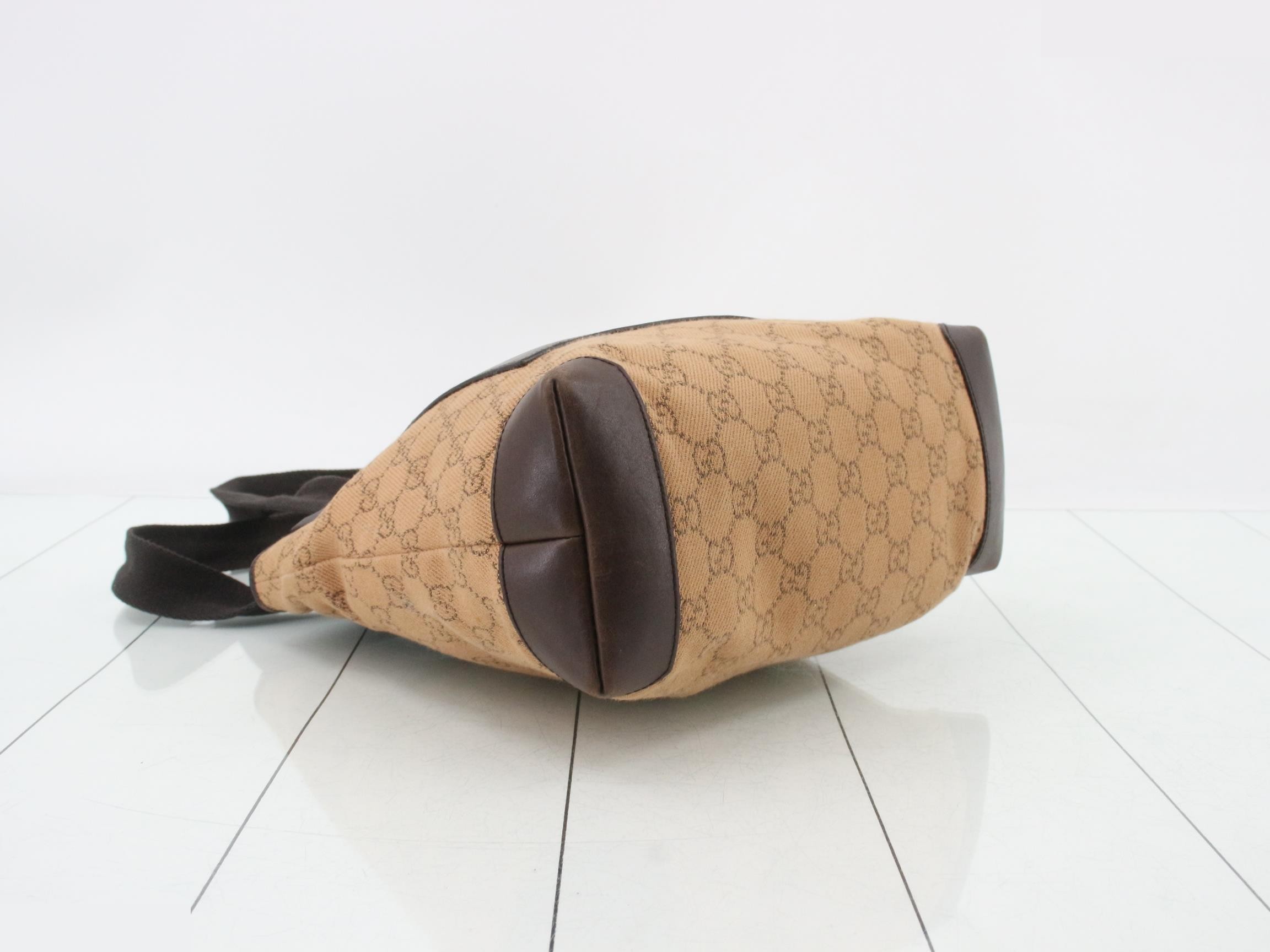 GG Canvas Shoulder Bag, Brown, 28893 1705 — view 5
