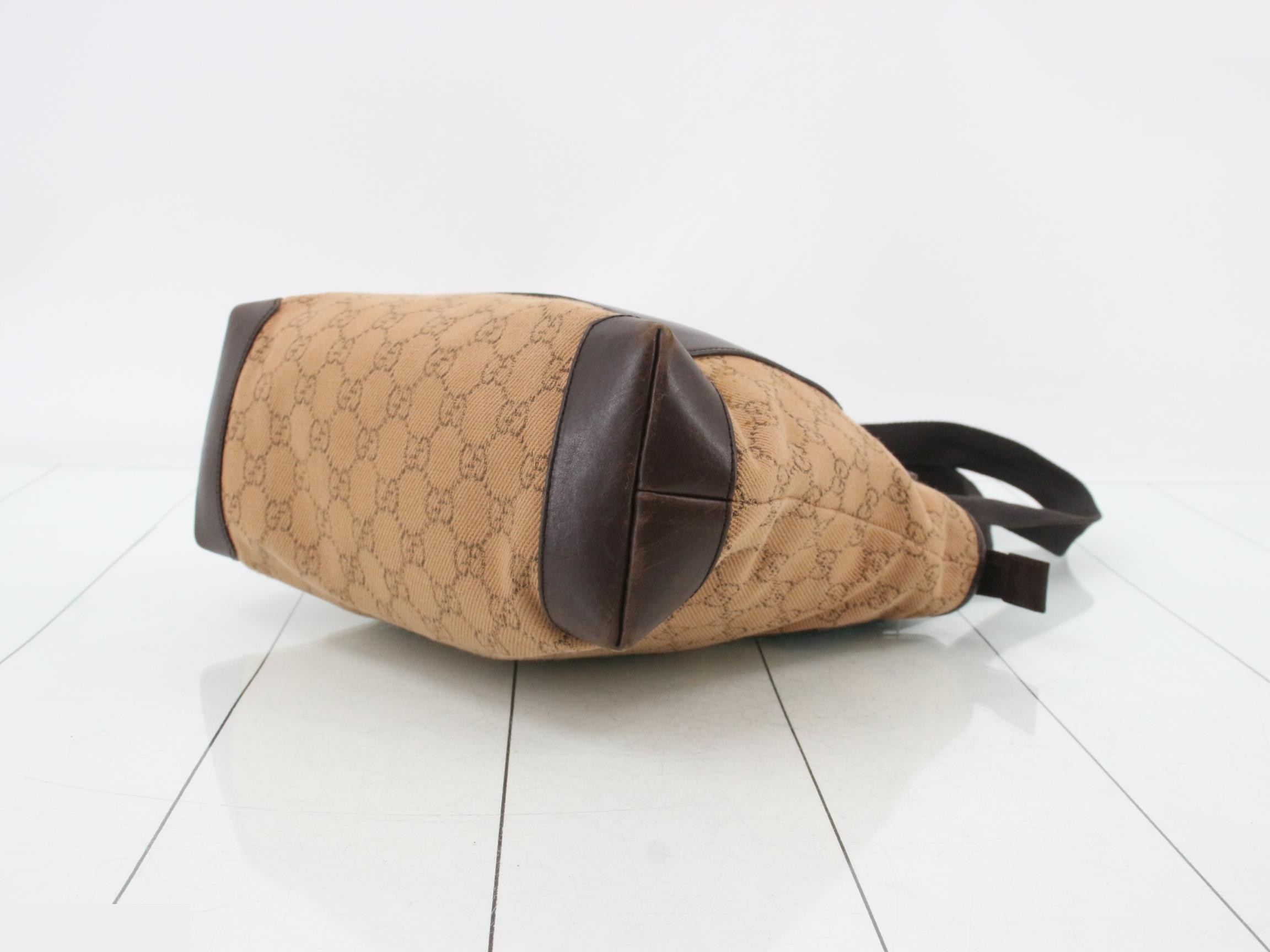 GG Canvas Shoulder Bag, Brown, 28893 1705 — view 6