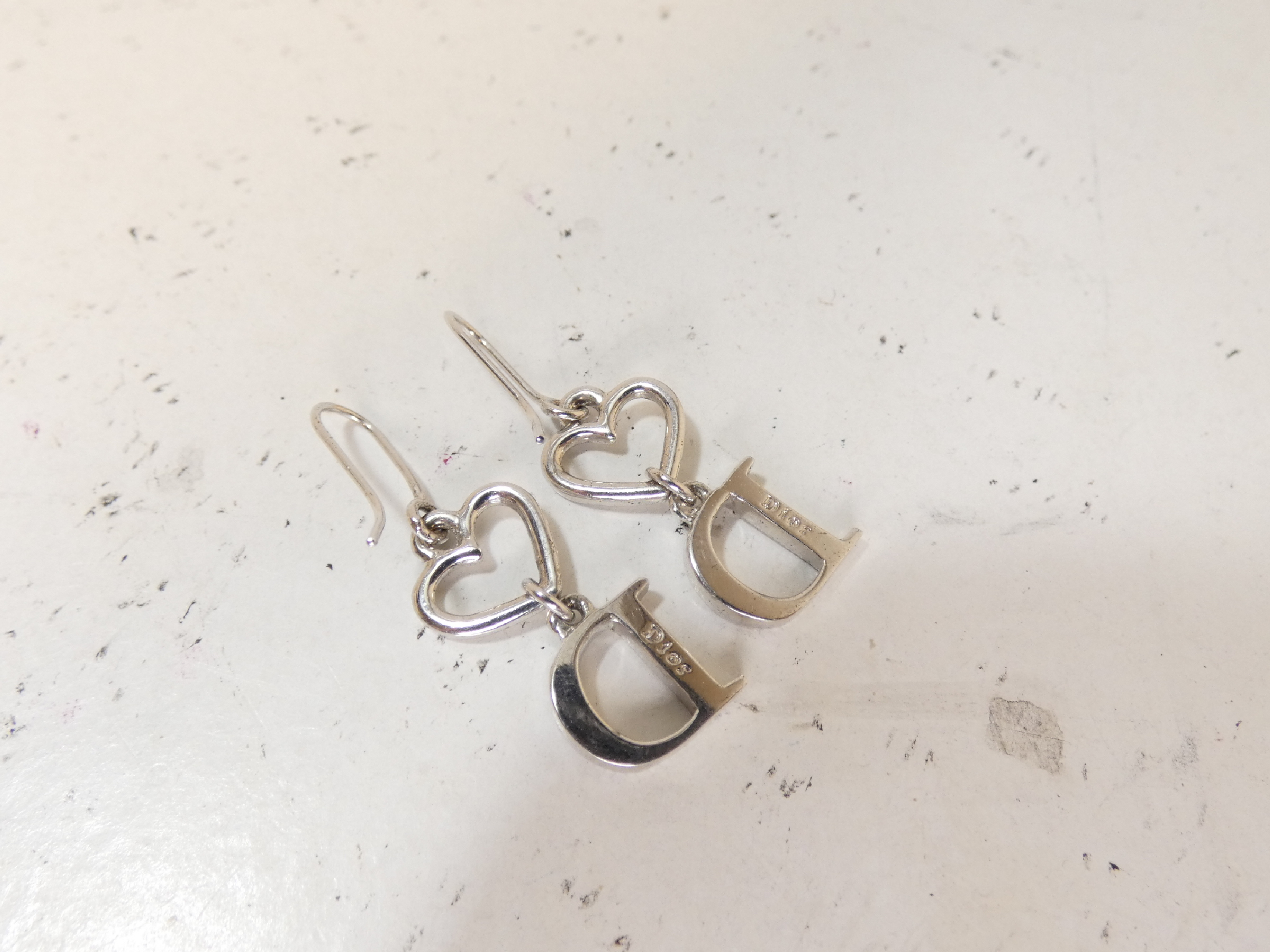 Logo Heart Earrings — view 4