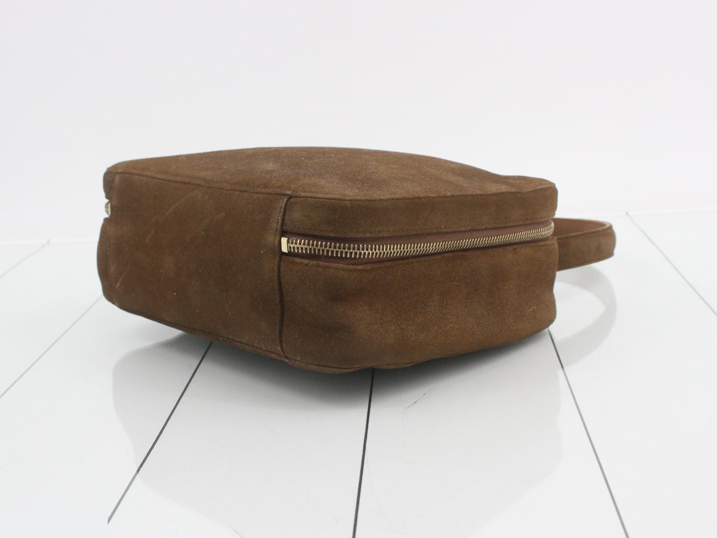 Vanity bag, suede, Coco Mark, handbag — view 6