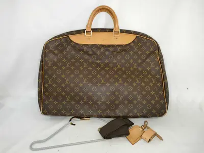 Monogram FR- Monogram Alize 24H M41399 Brown Bag Boston Bag