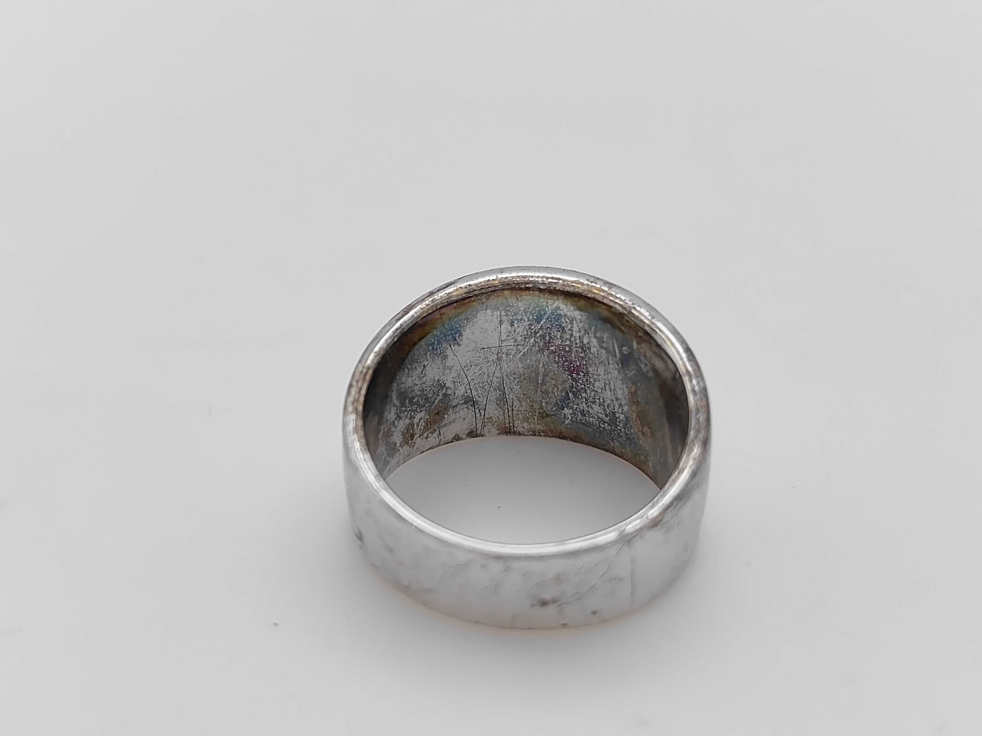 silver ring, 8.7g. — view 4