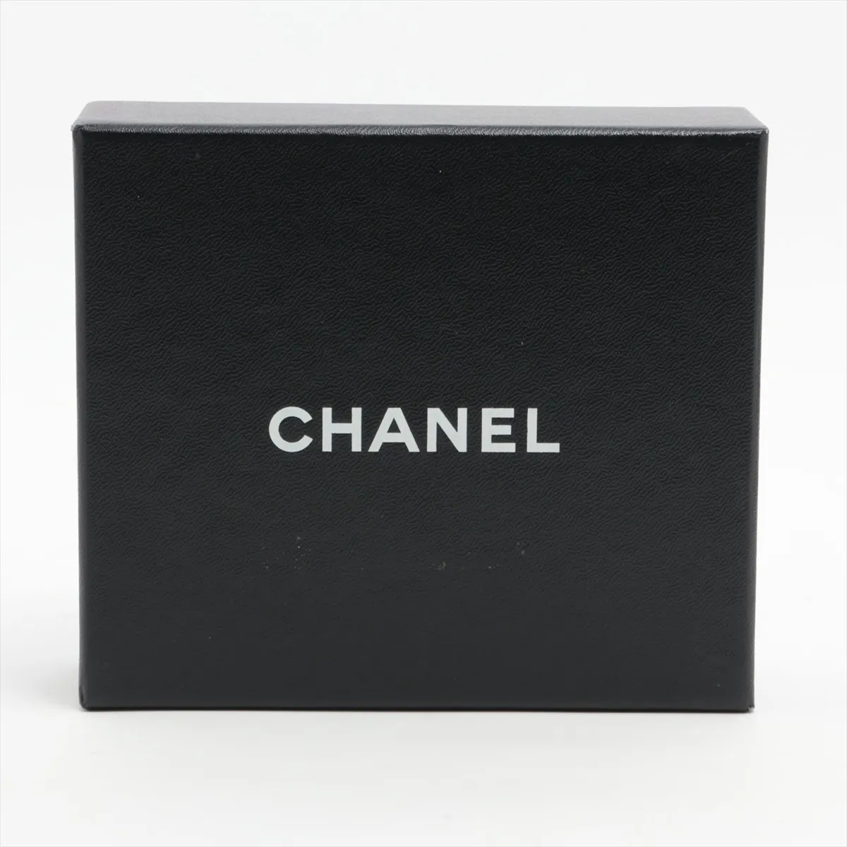 Coco Mark Caviar Skin Compact Wallet, Black with Gold Hardware, 10566906 — view 7