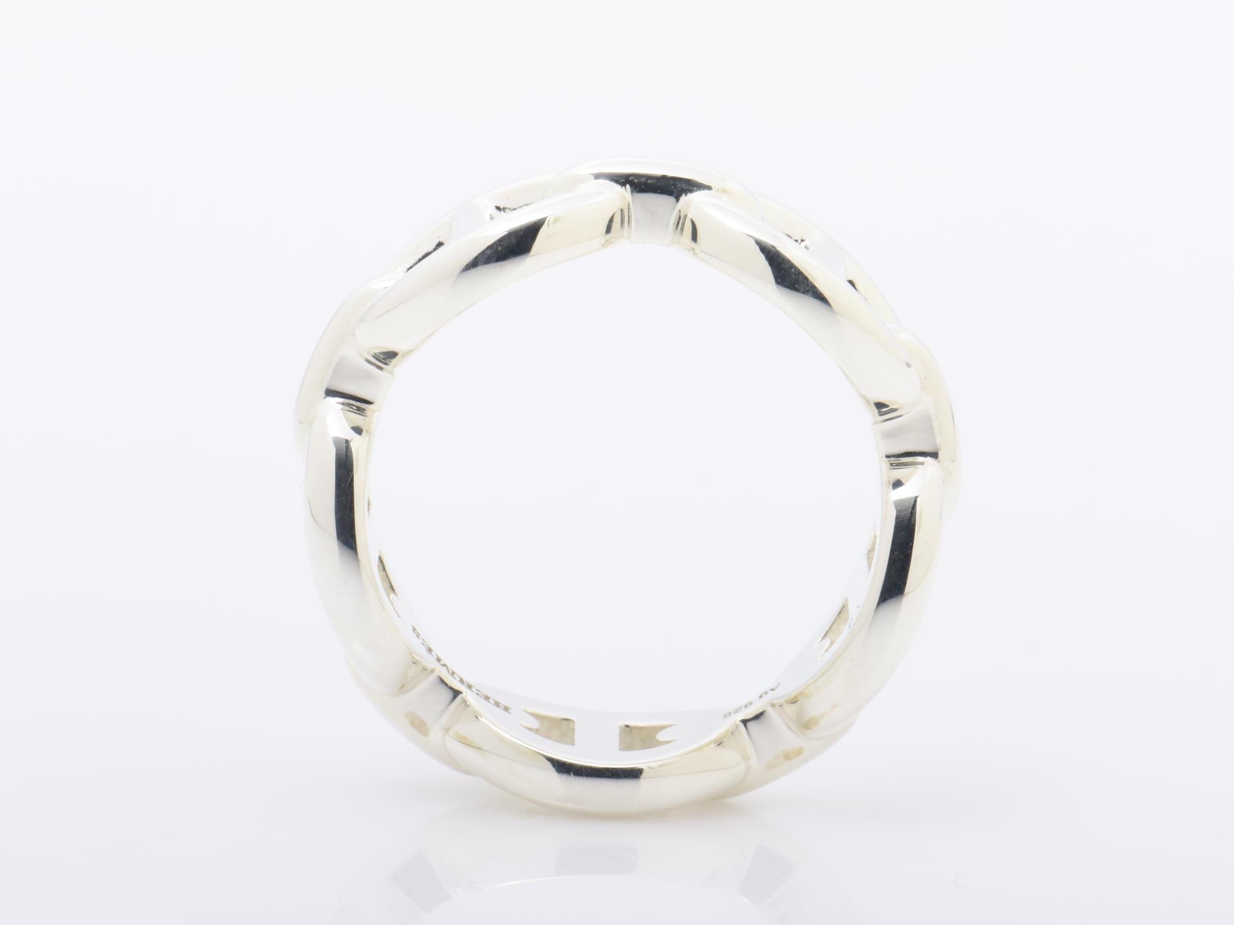 Ag925 Chaine d'Ancre Enchainée Ring, Size 53, 5.7g — view 5