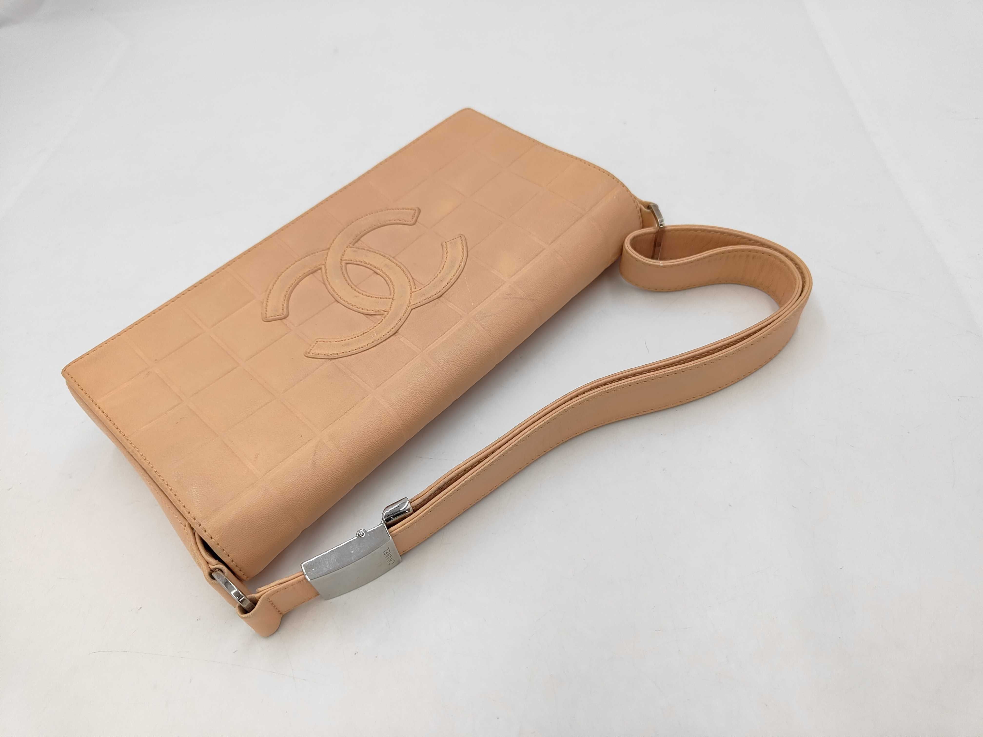 Chocolate Bar Shoulder Bag, Pink Lambskin Bag — view 5