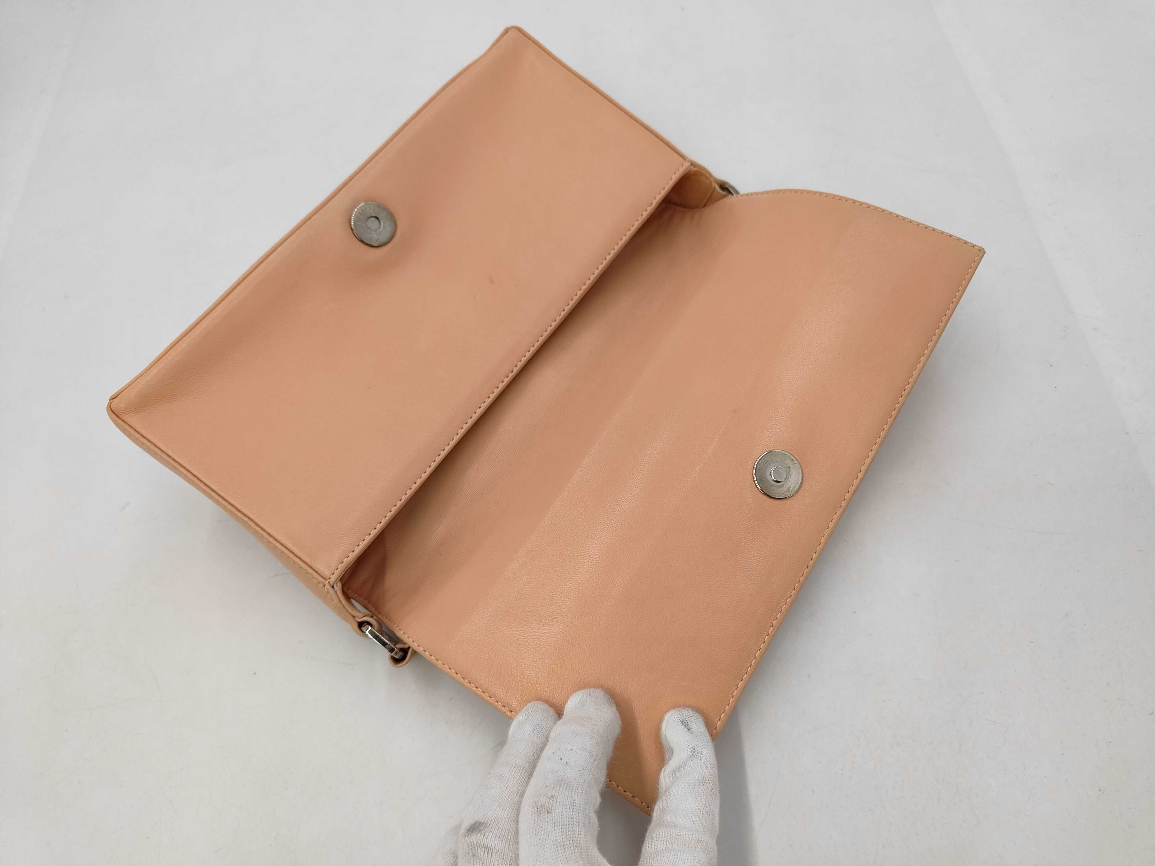 Chocolate Bar Shoulder Bag, Pink Lambskin Bag — view 7