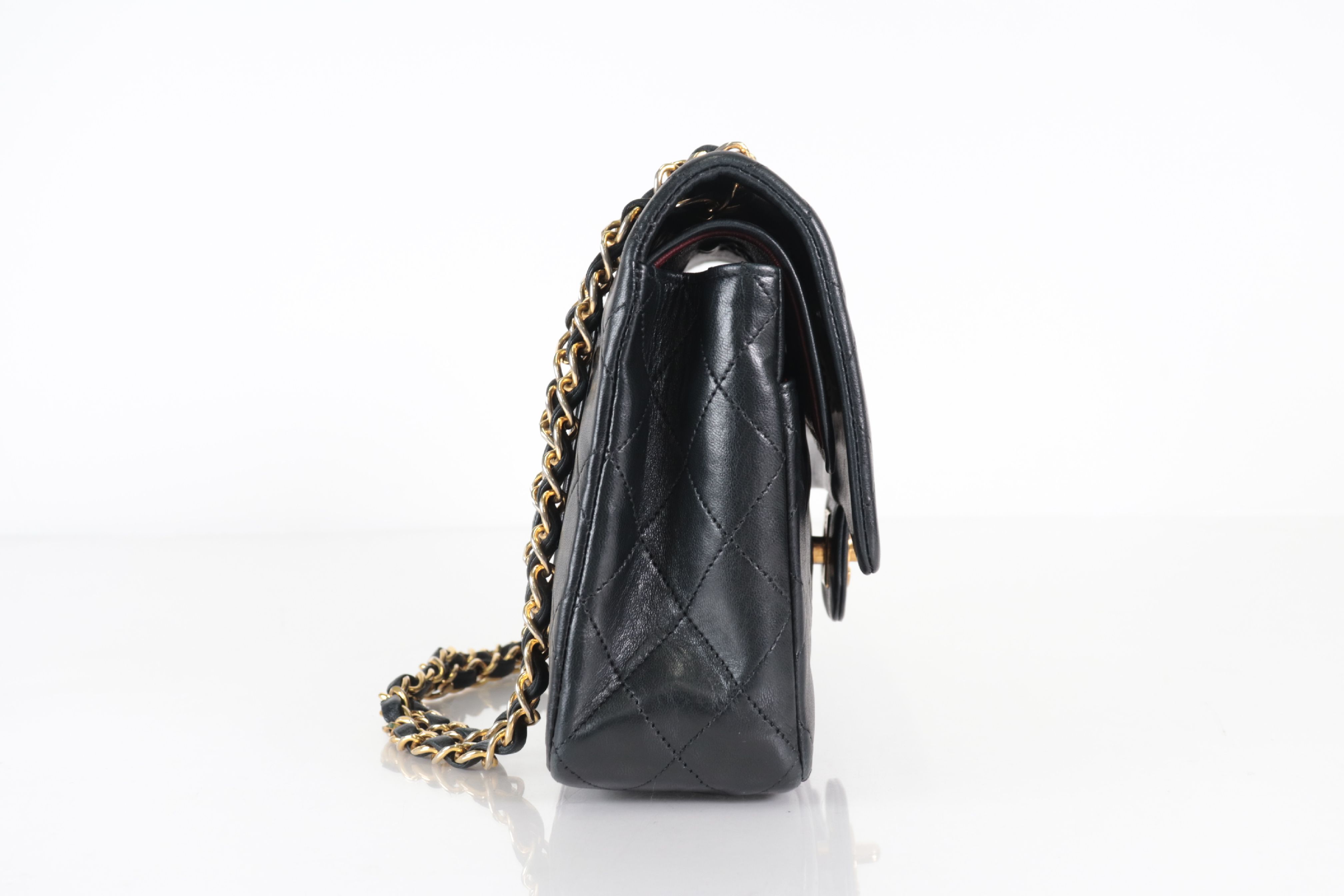 Double Flap Matelassé Lambskin Shoulder Bag (Series 1) — view 4