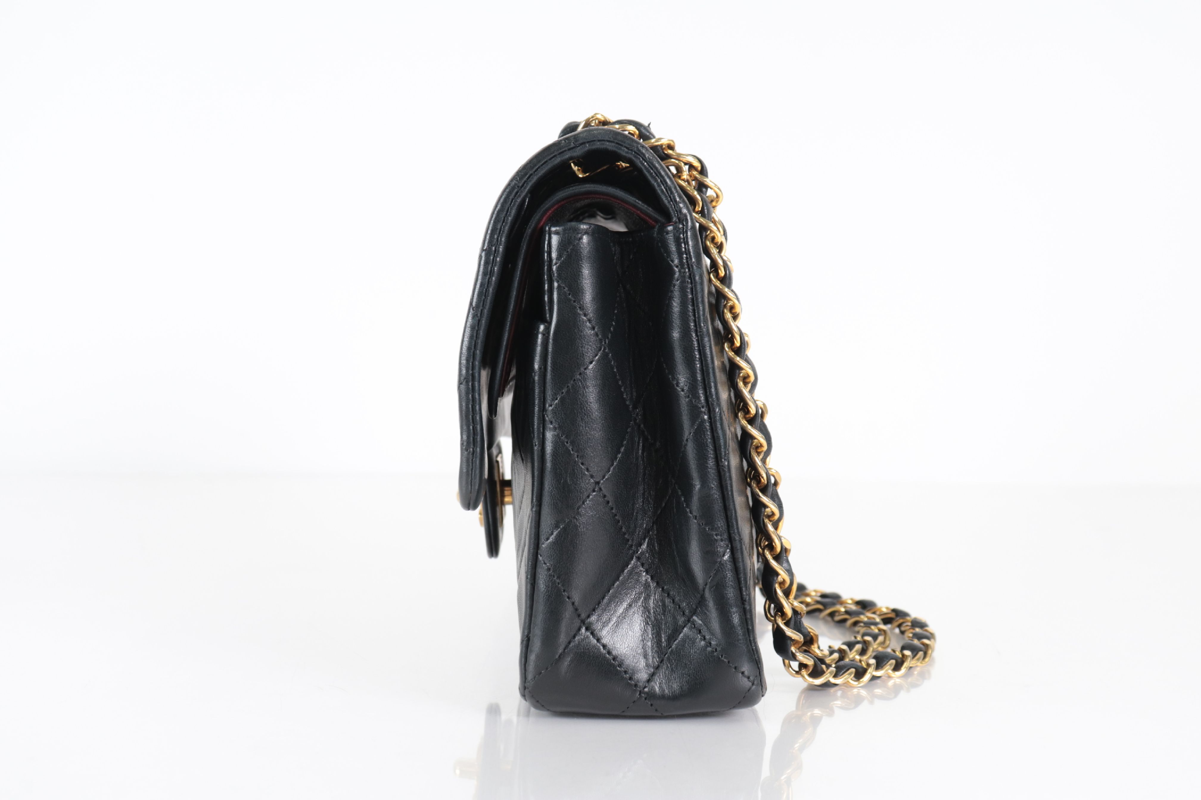 Double Flap Matelassé Lambskin Shoulder Bag (Series 1) — view 5