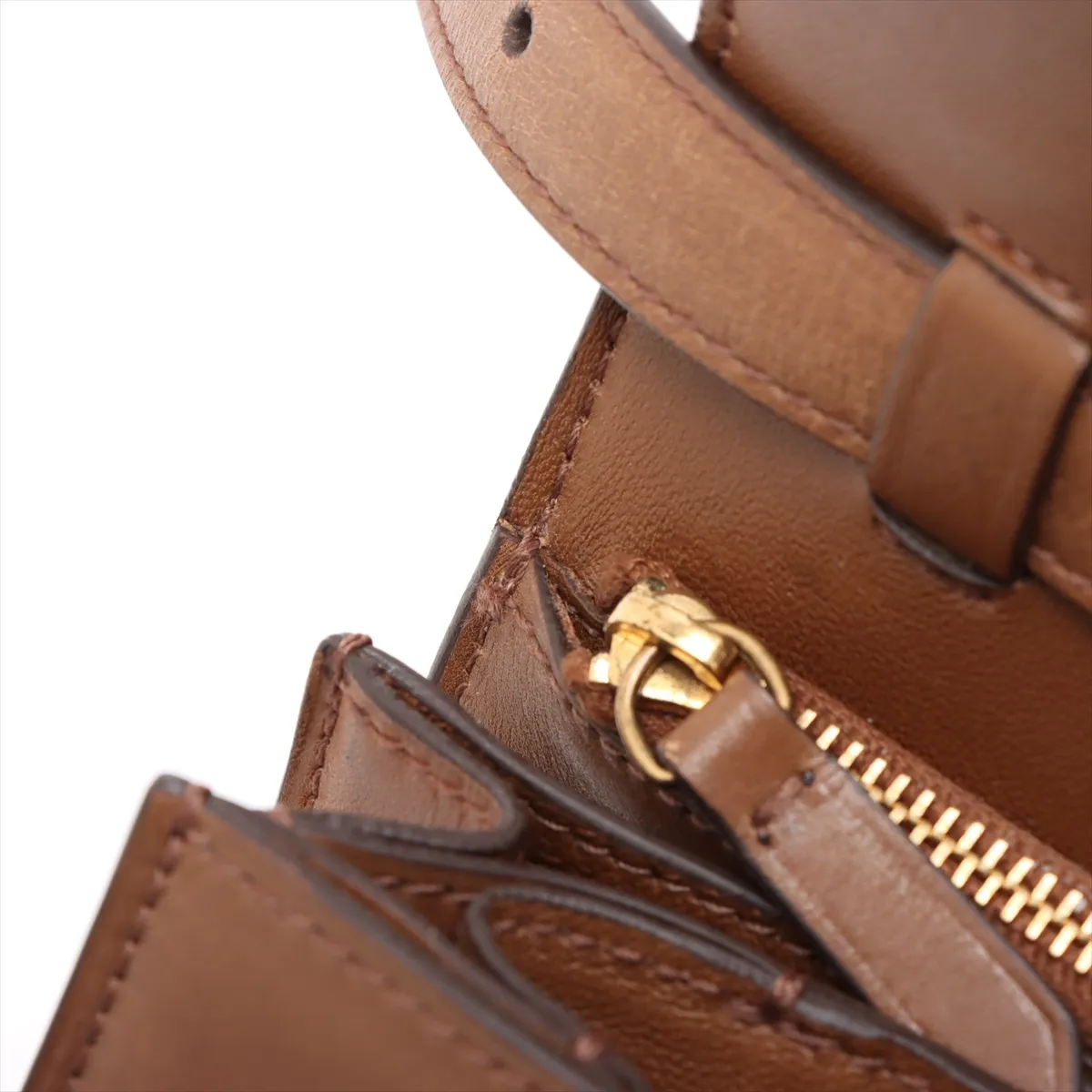 Classic Box Leather Shoulder Bag Brown — view 11