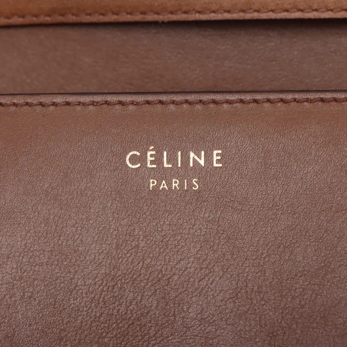 Classic Box Leather Shoulder Bag Brown — view 9