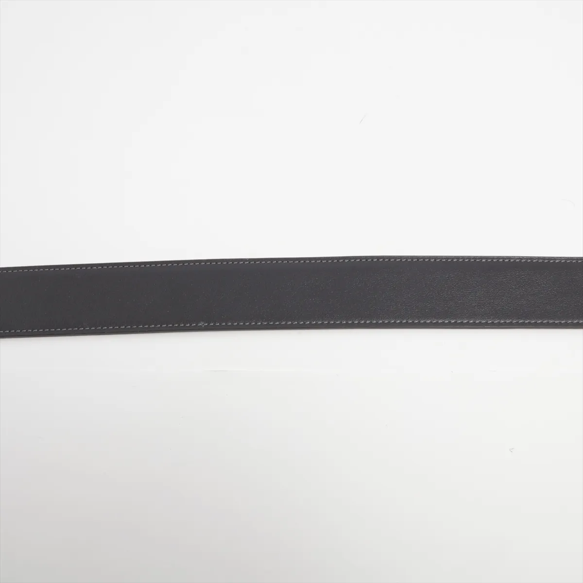 Constance H Belt Y:2020 Belt 90 Leather Green x Black Hole added Spreading — view 4