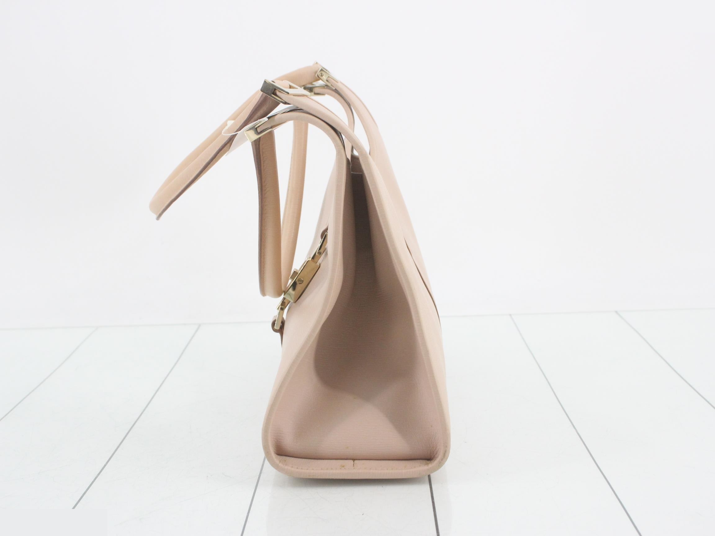 Jackie handbag, leather, pink — view 3