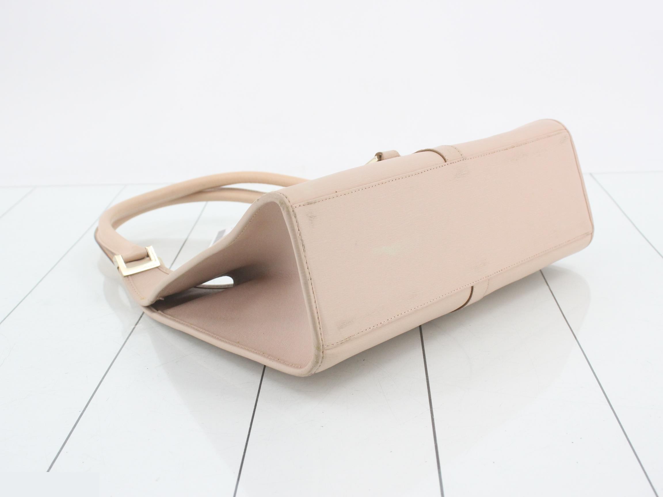 Jackie handbag, leather, pink — view 5