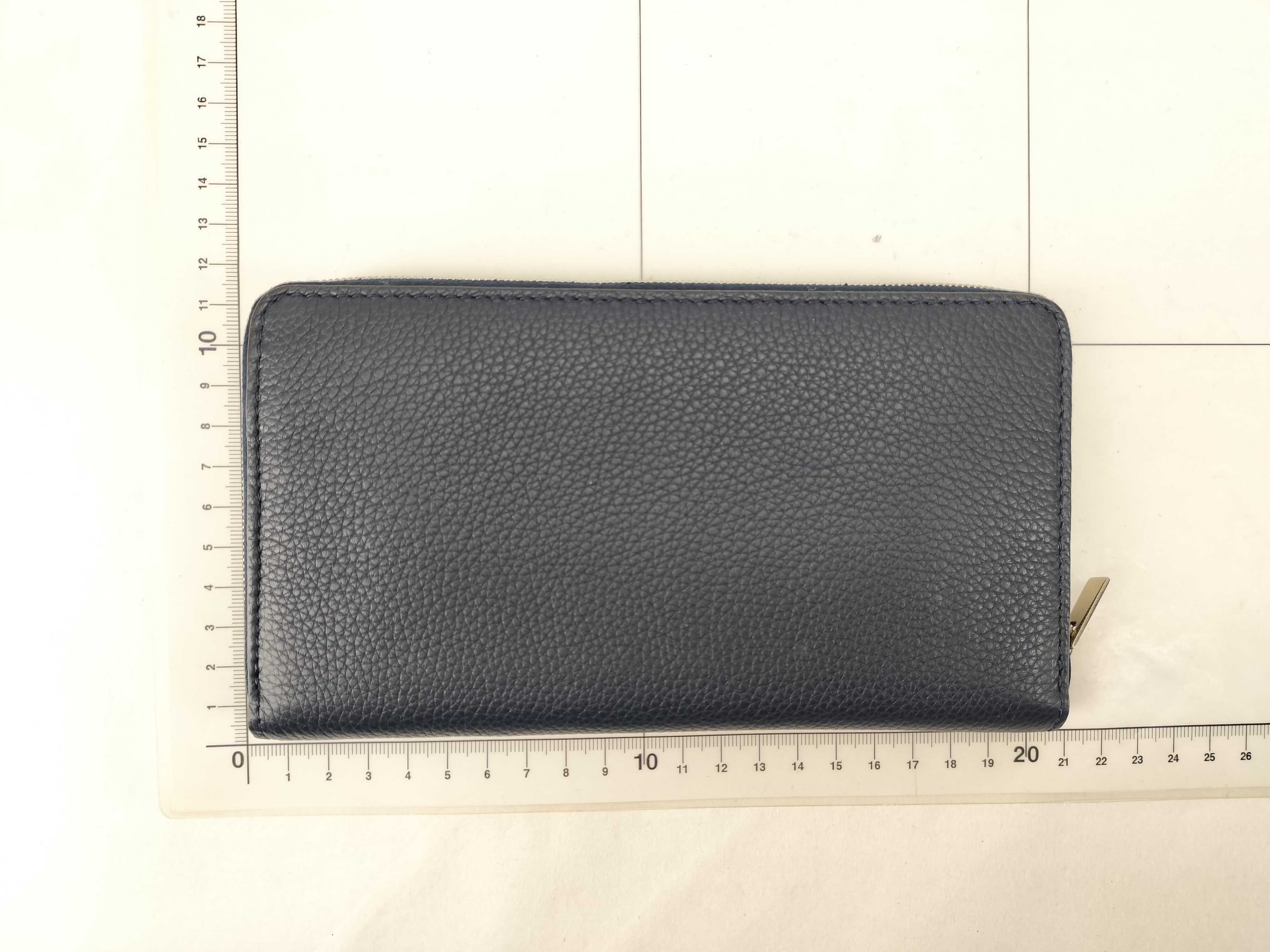 Leather Round Long Wallet — view 2