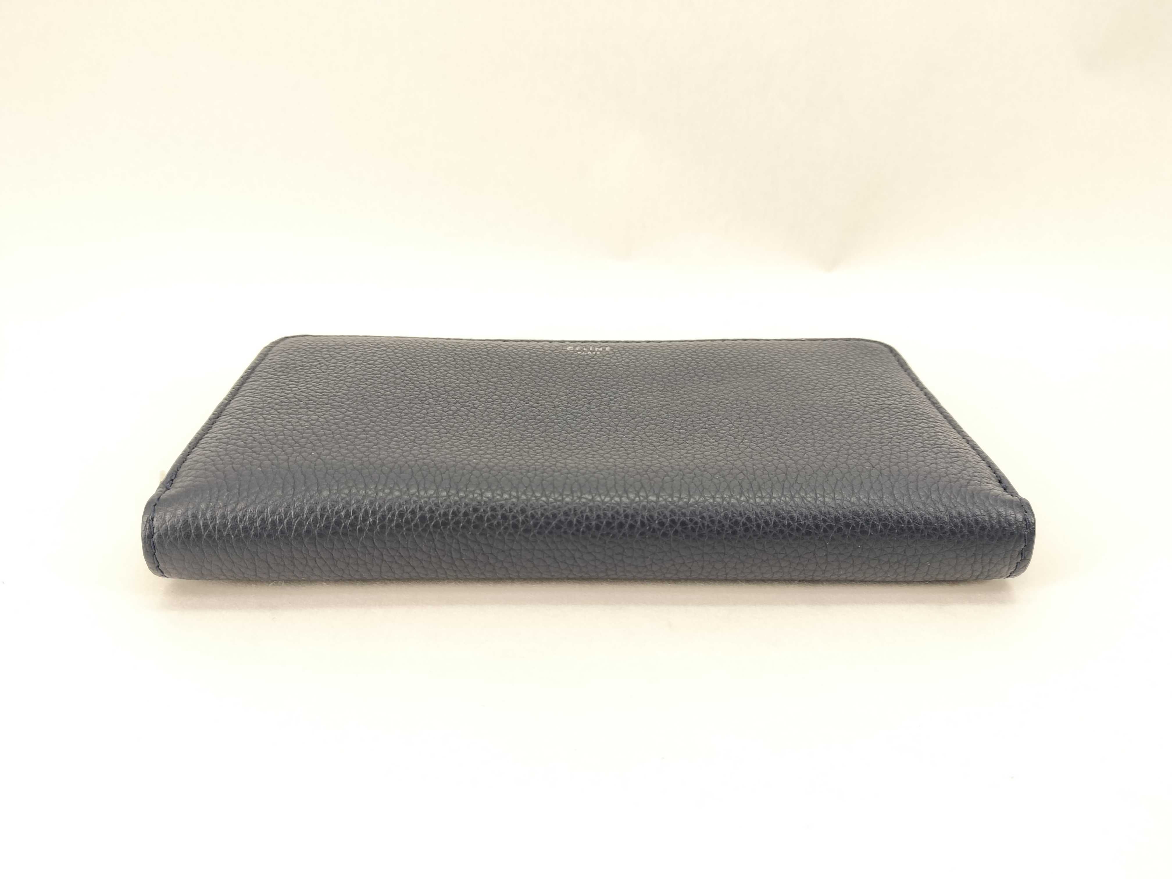 Leather Round Long Wallet — view 3
