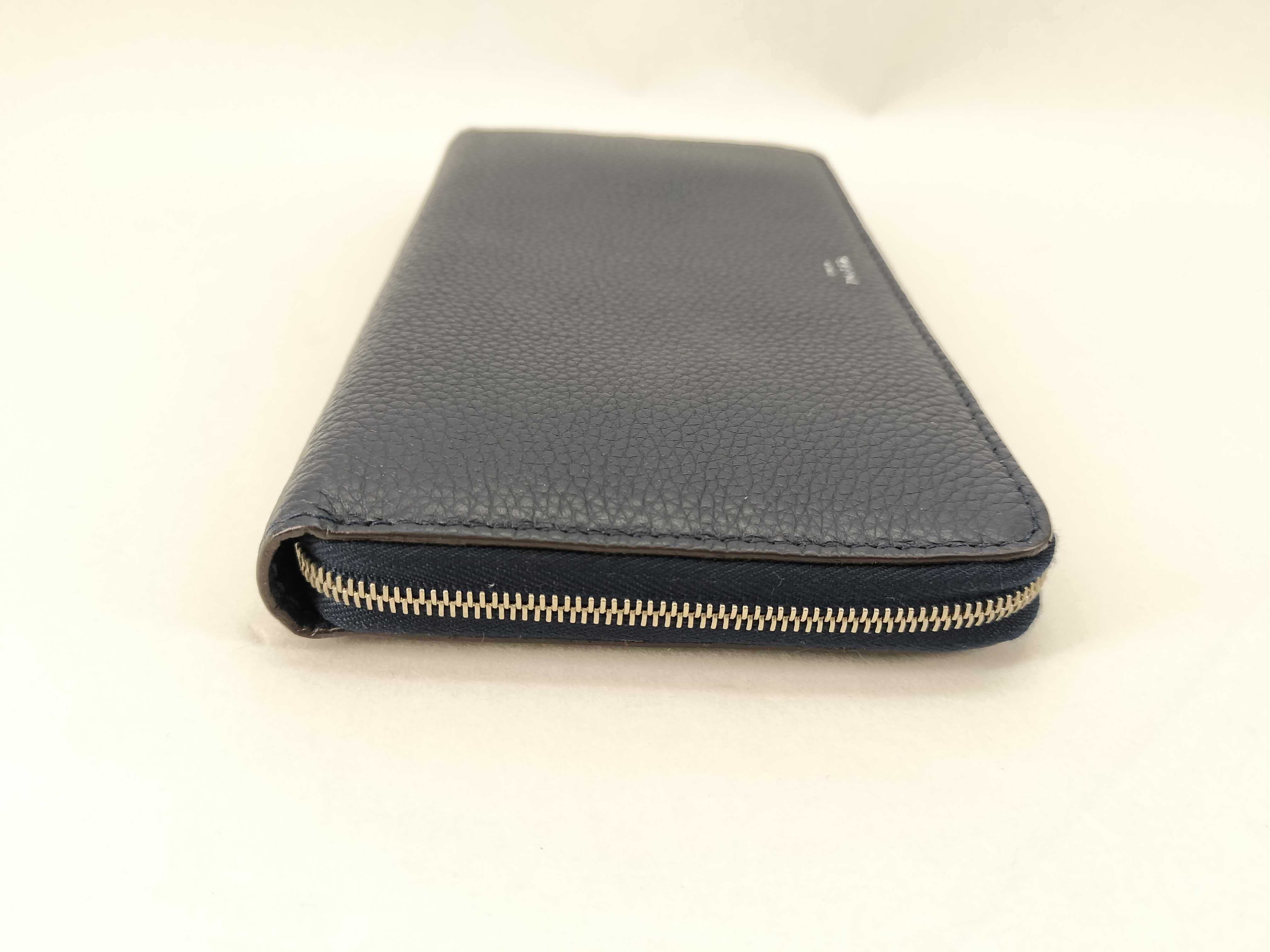 Leather Round Long Wallet — view 4