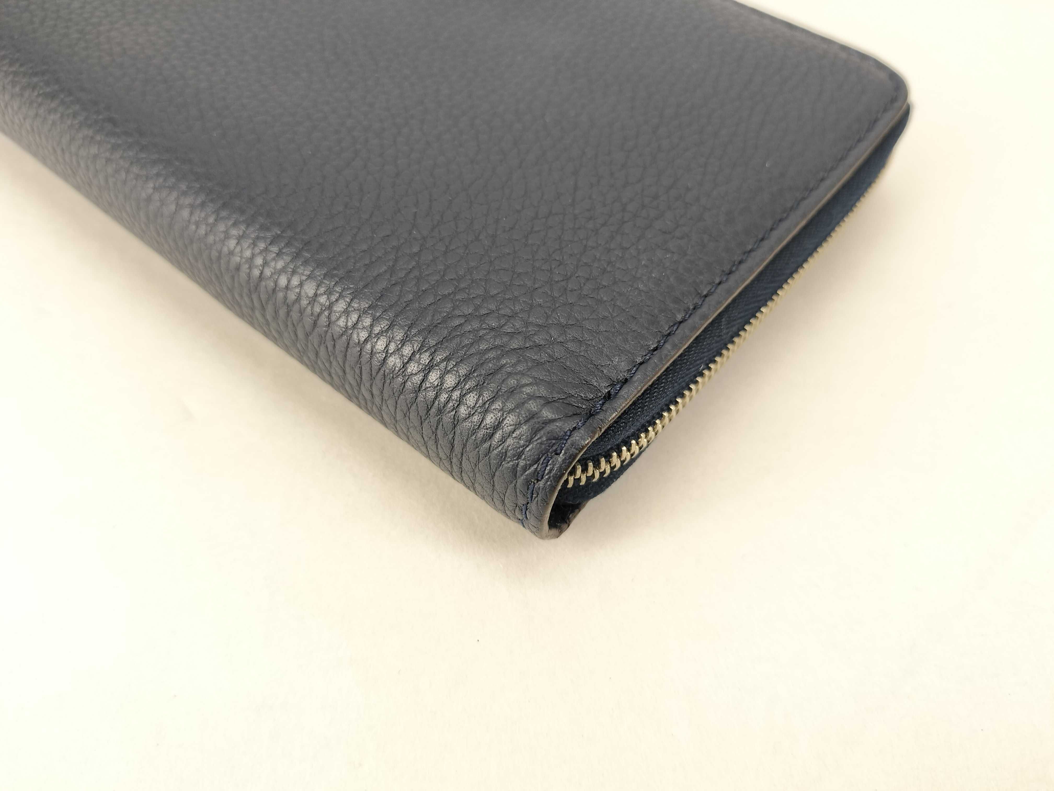 Leather Round Long Wallet — view 5