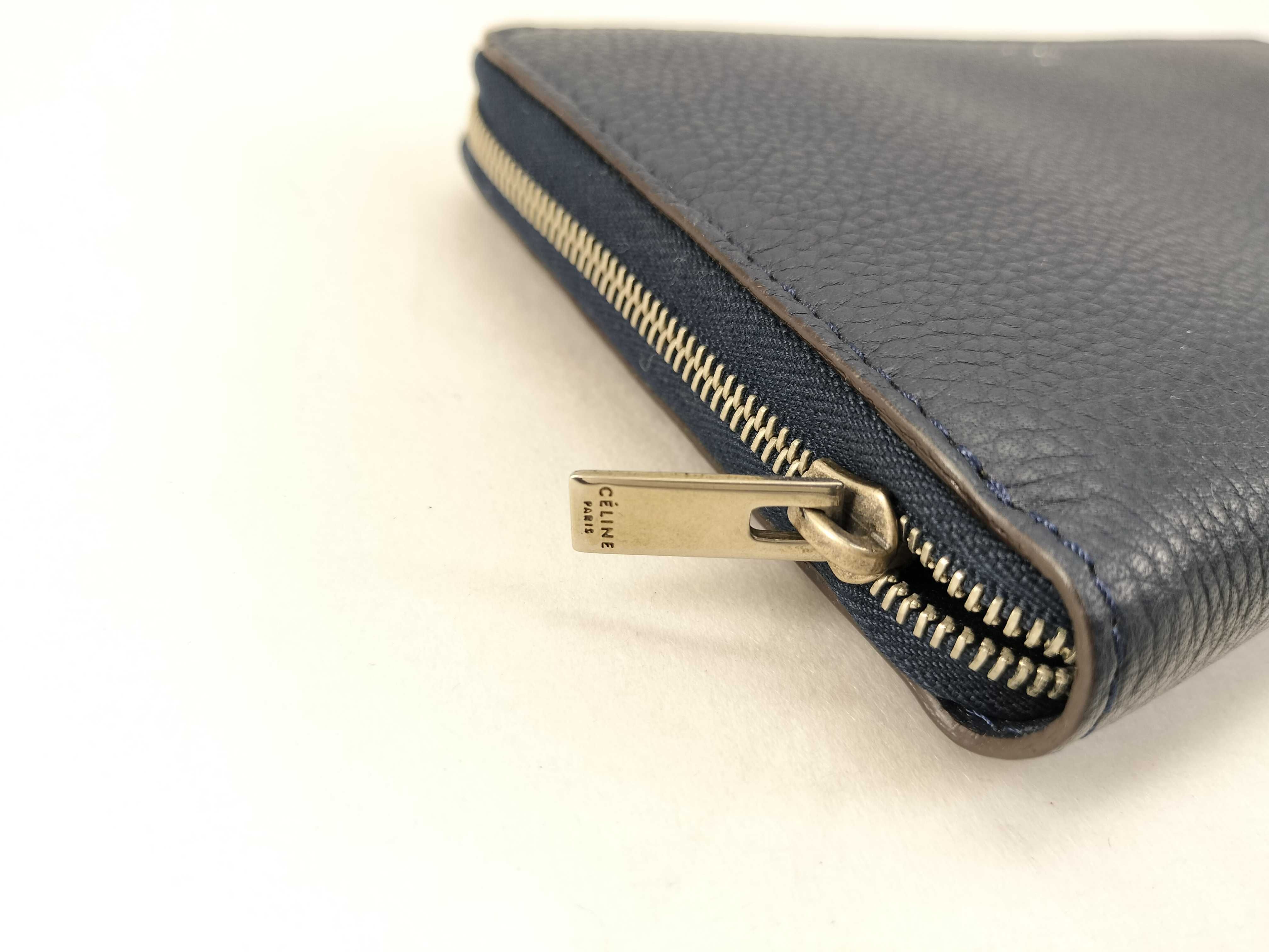 Leather Round Long Wallet — view 7