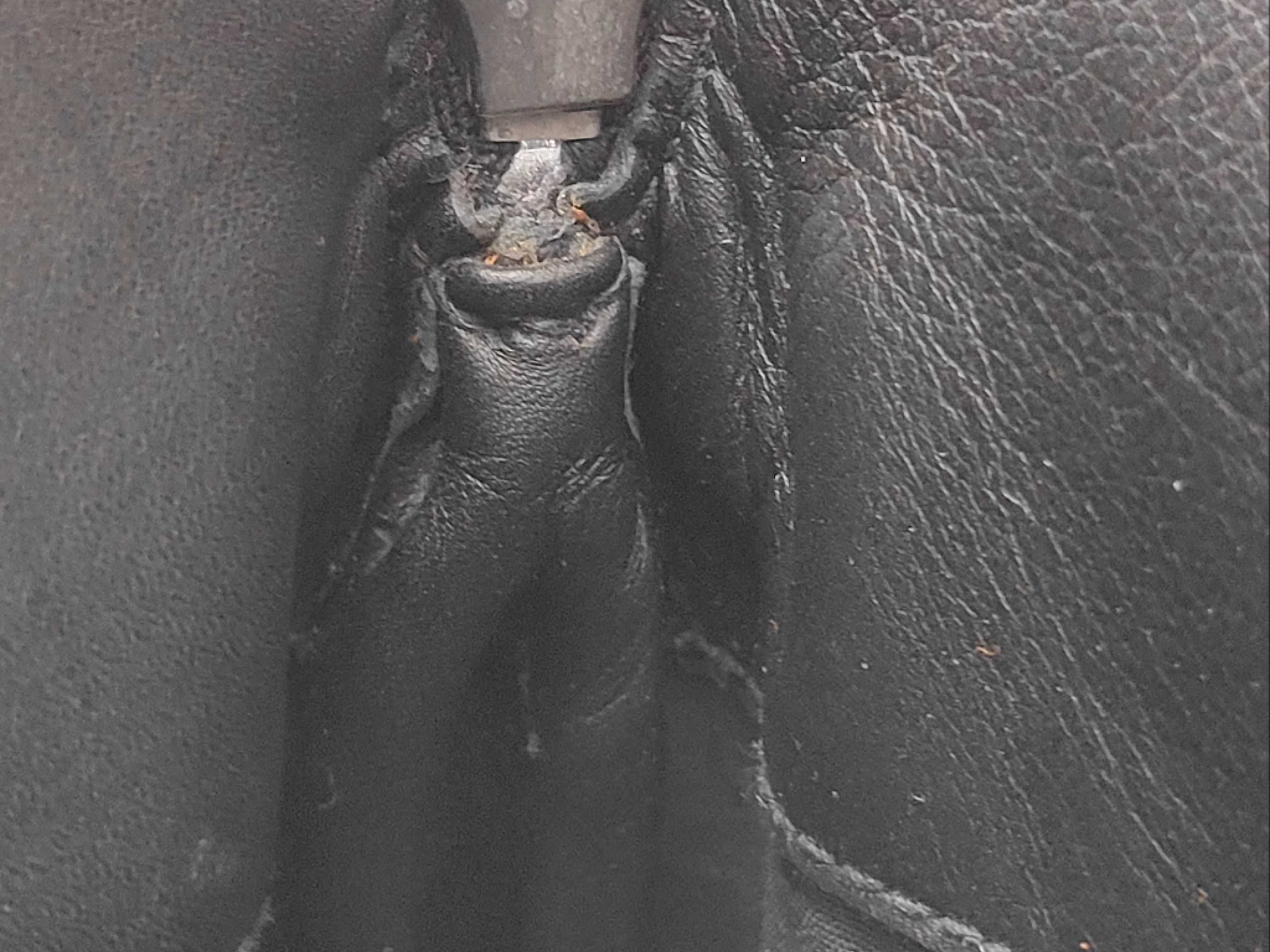 Sac Ybou PM Toile Canvas x Leather Black Handbag — view 12