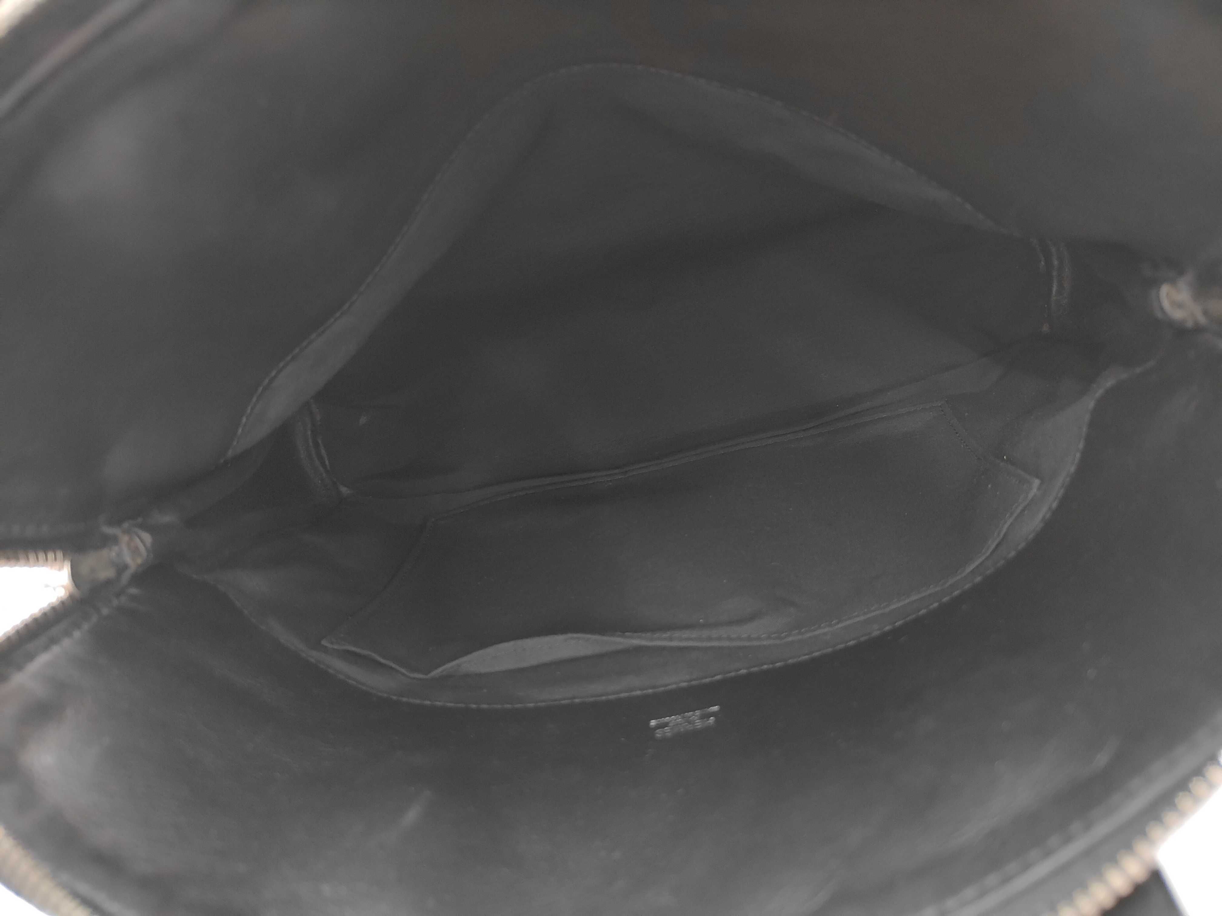 Sac Ybou PM Toile Canvas x Leather Black Handbag — view 9