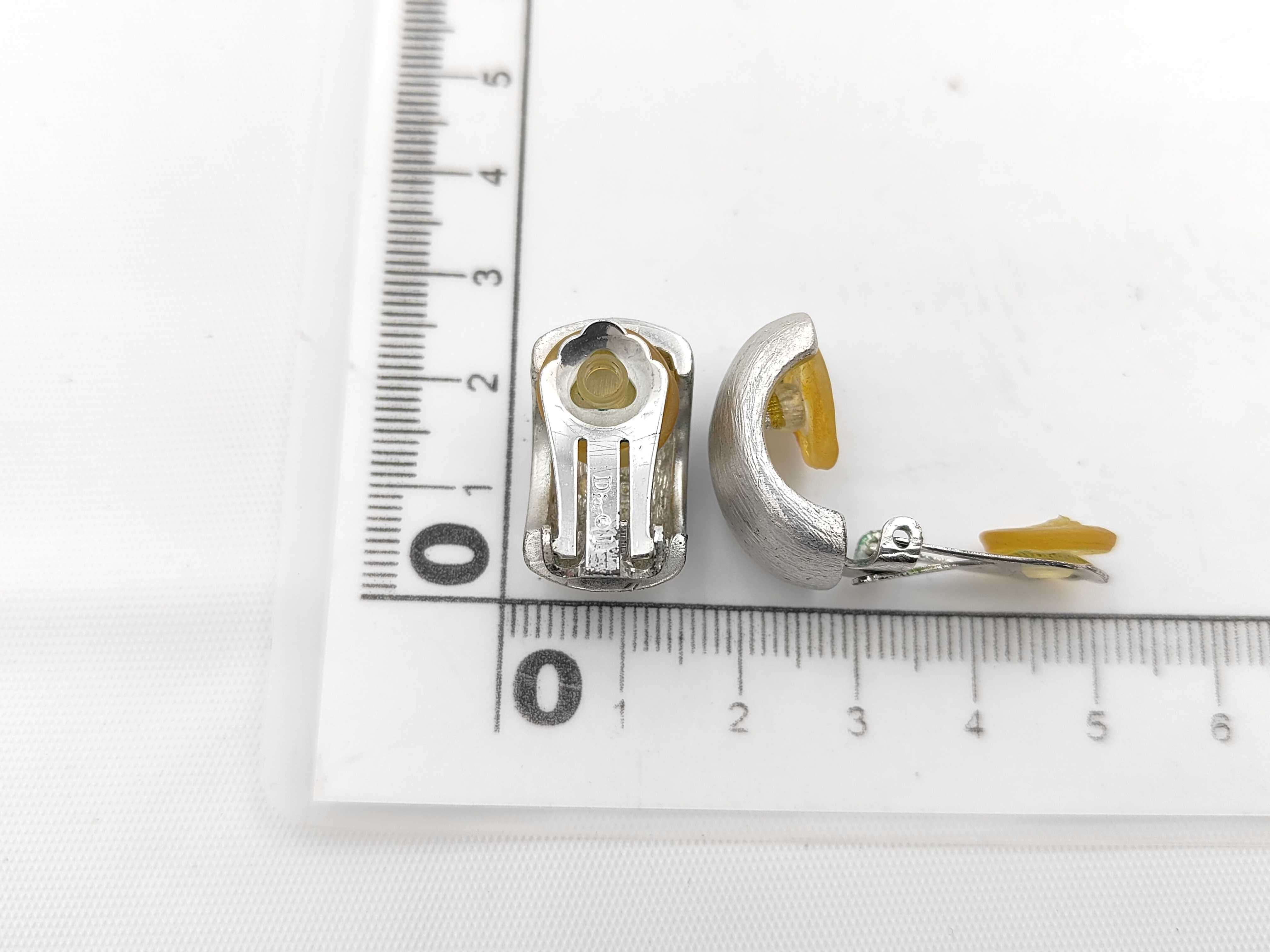 Half Hoop Silver YG Earrings — view 6