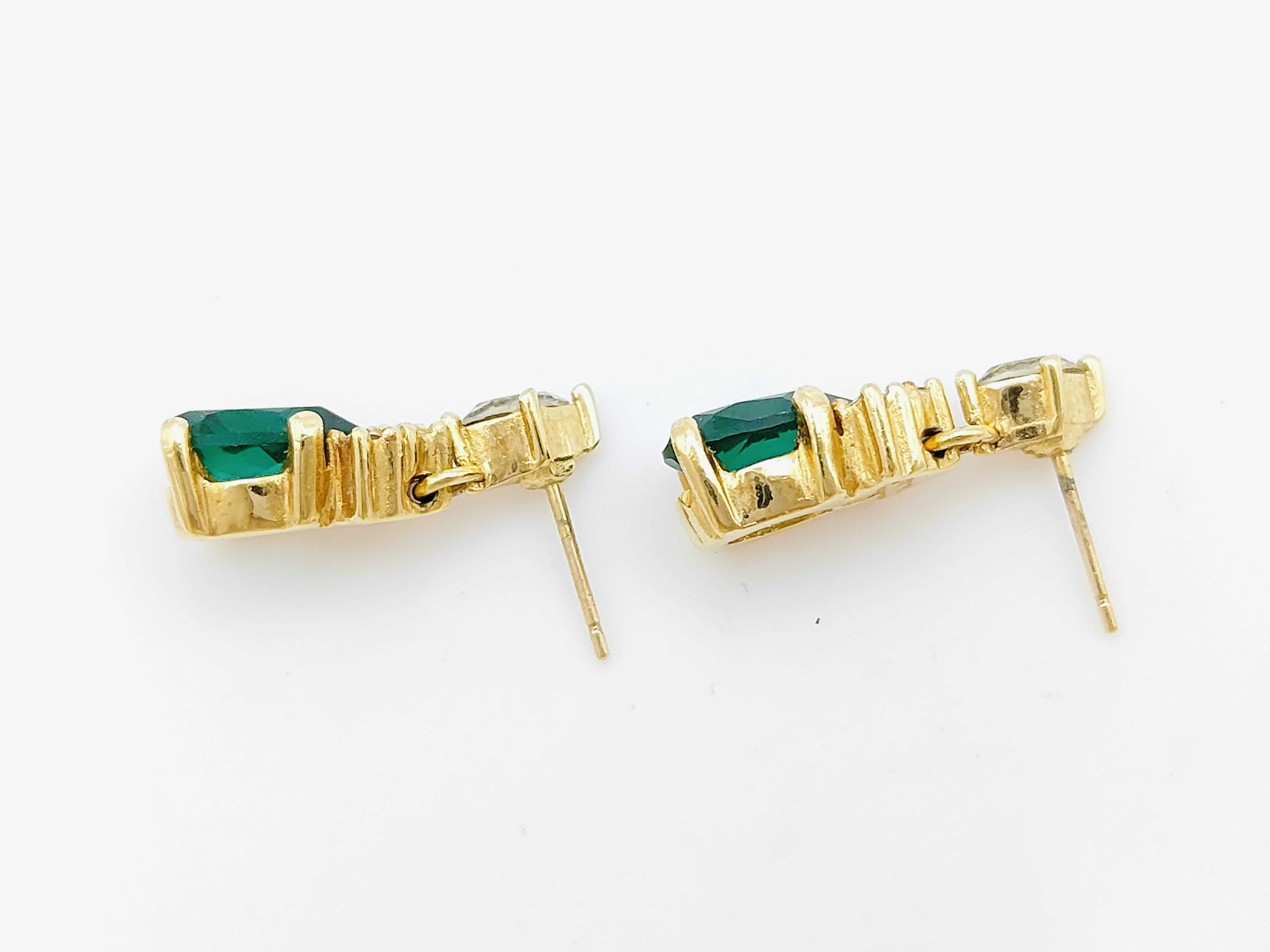 rhinestone earrings — view 4