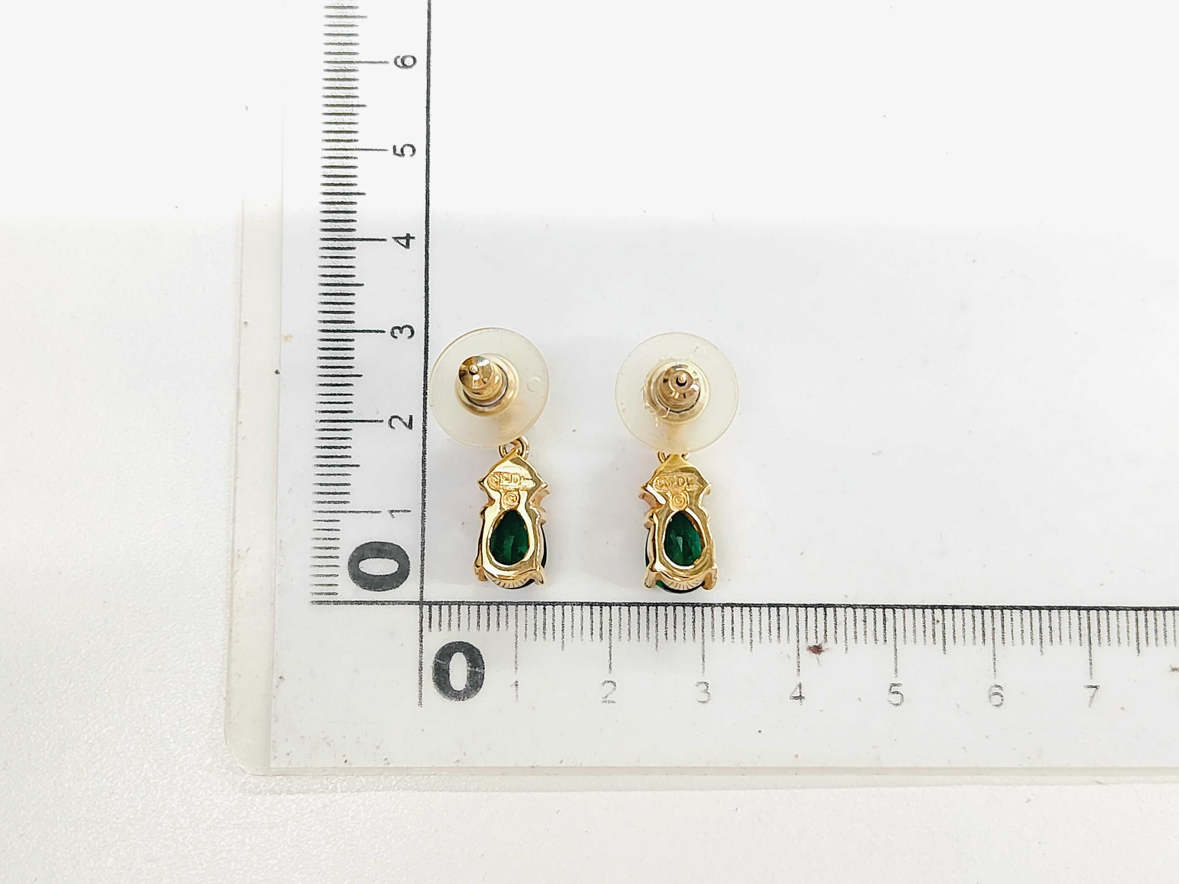 rhinestone earrings — view 8
