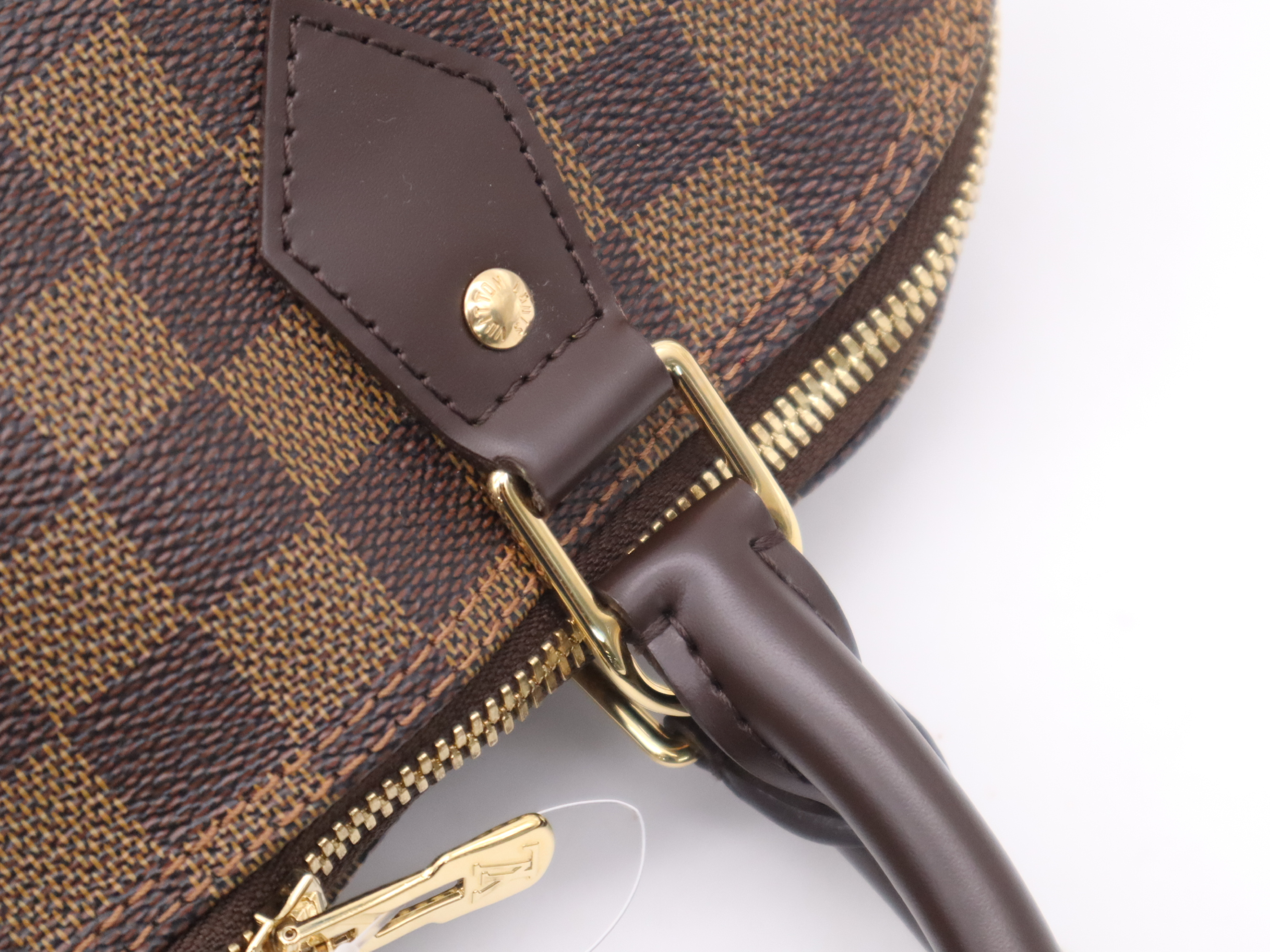 N53151 Damier Alma PM Handbag with padlock, 2 keys, clochette, and dust bag. — view 8