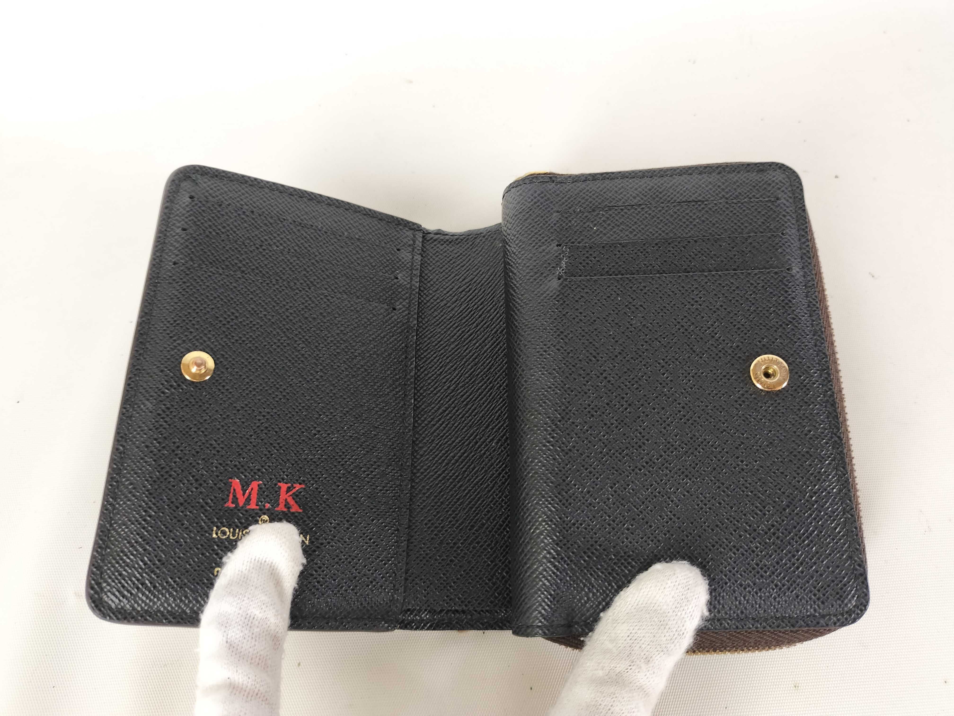 Monogram M81461 Reverse Portefeuille Lou Wallet with Name Engraving — view 6