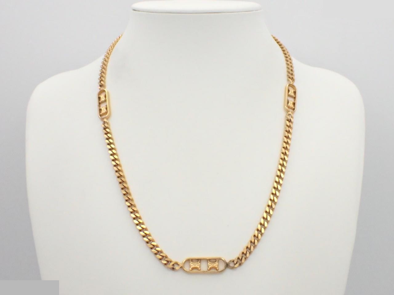 GP logo necklace, approximately 55cm in length. — view 3