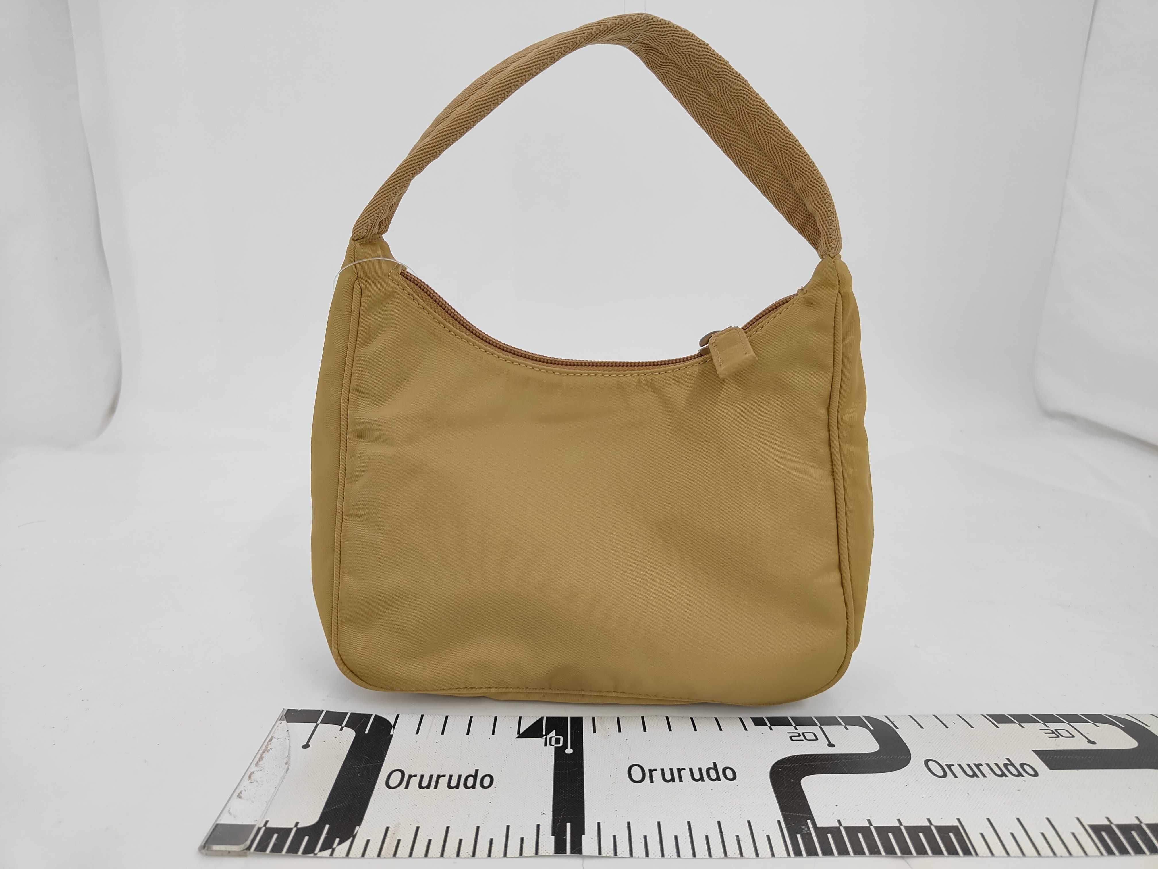Nylon Mini One-Shoulder Beige Handbag — view 2