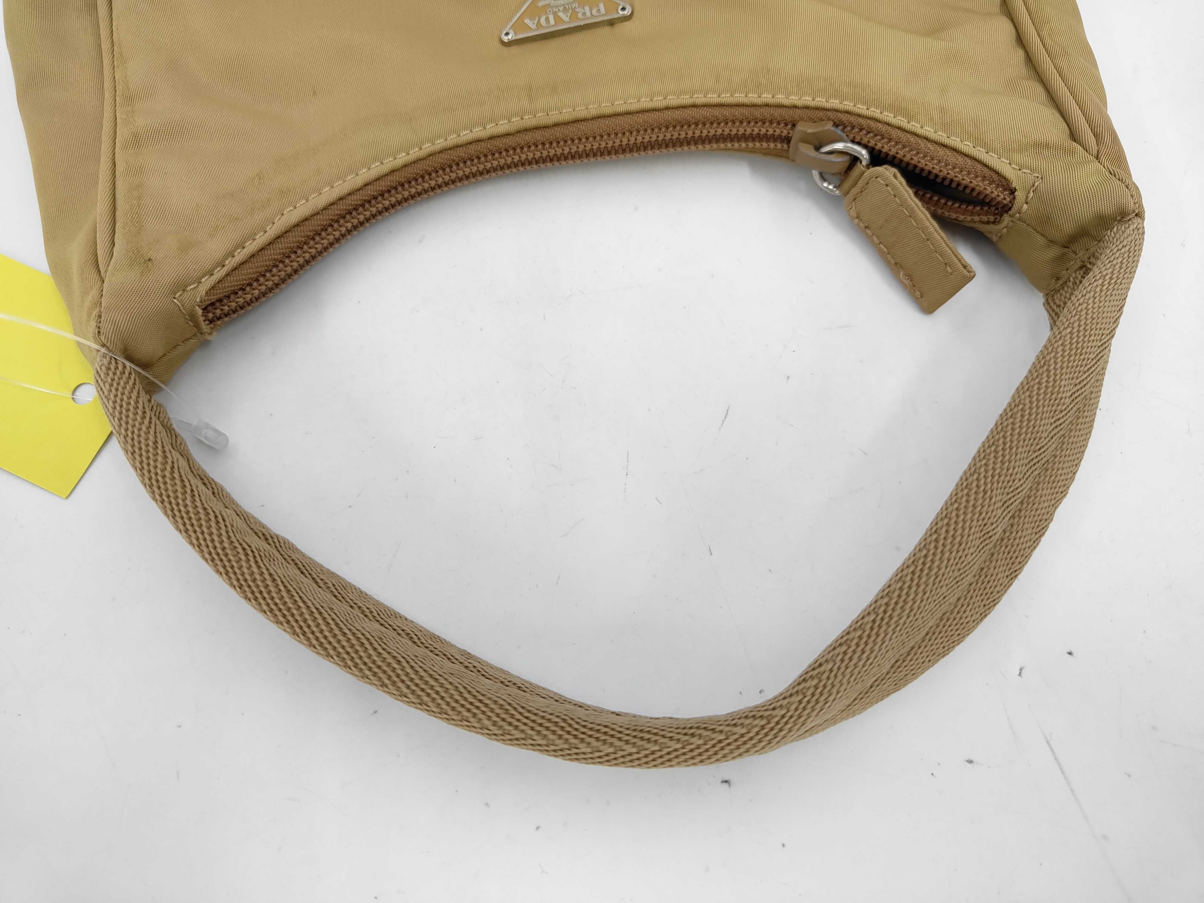 Nylon Mini One-Shoulder Beige Handbag — view 5