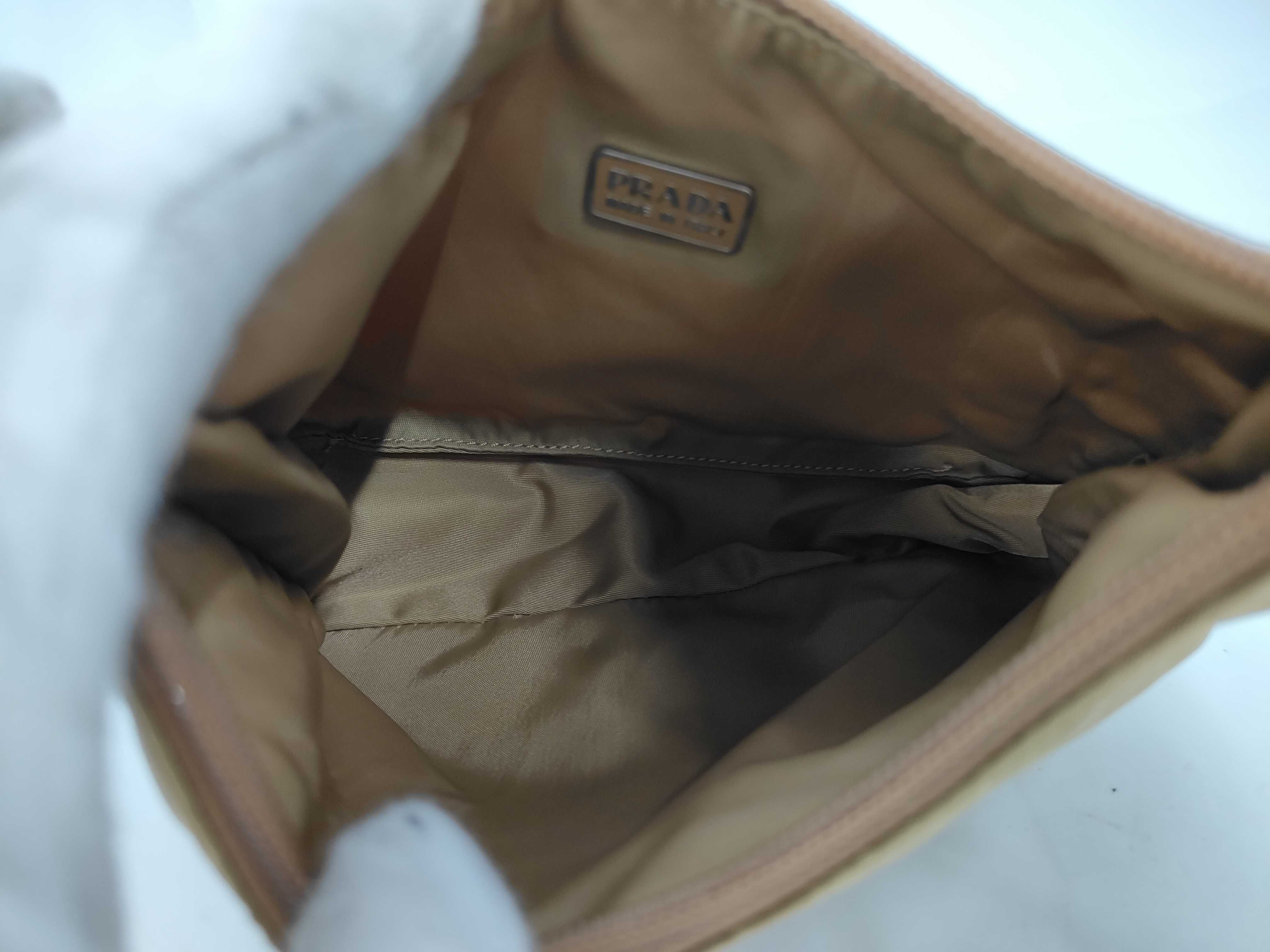Nylon Mini One-Shoulder Beige Handbag — view 8