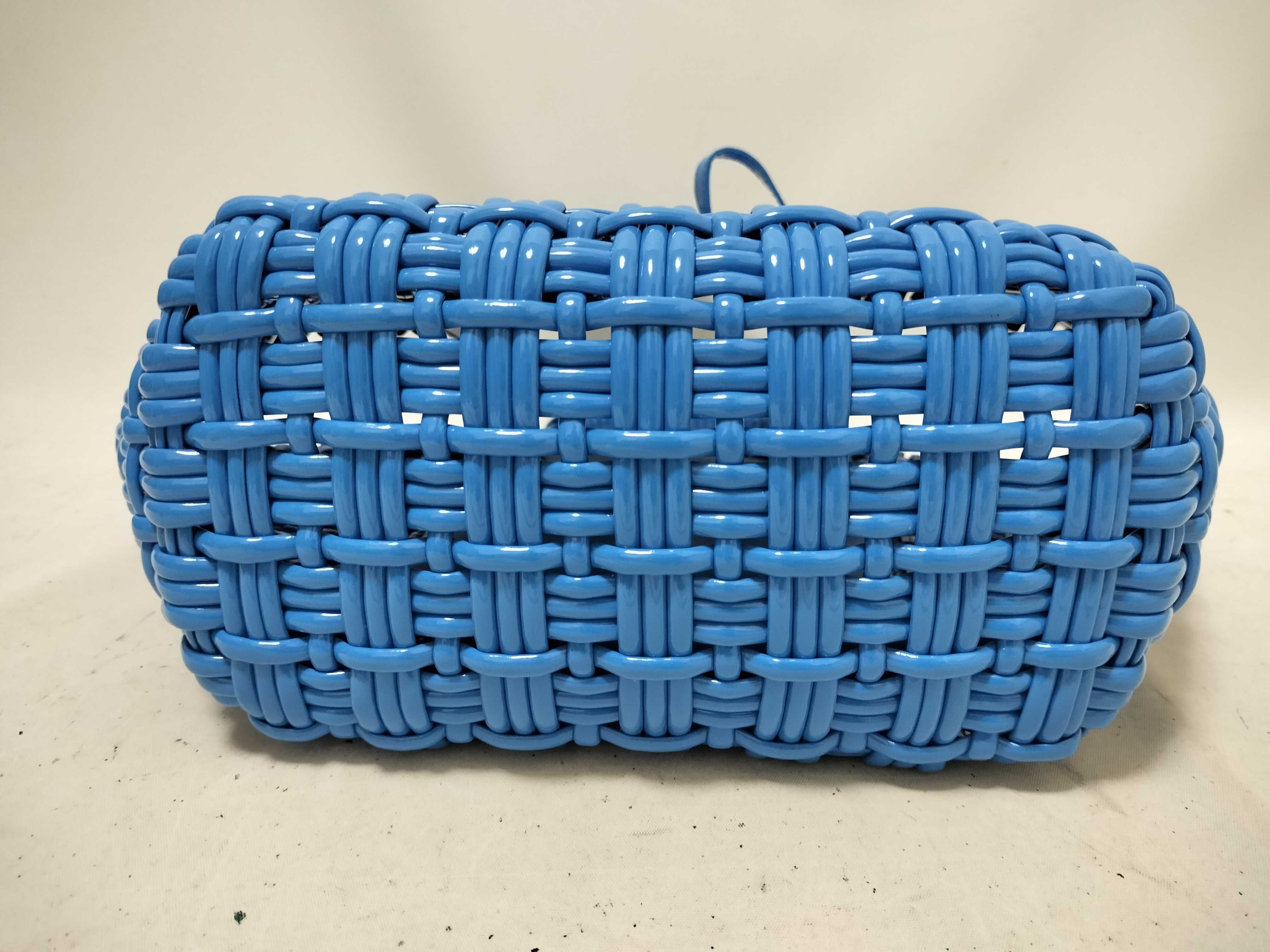 Bistro Basket Bag XS Patent Leather Handbag Blue 671342 Handbag — view 7