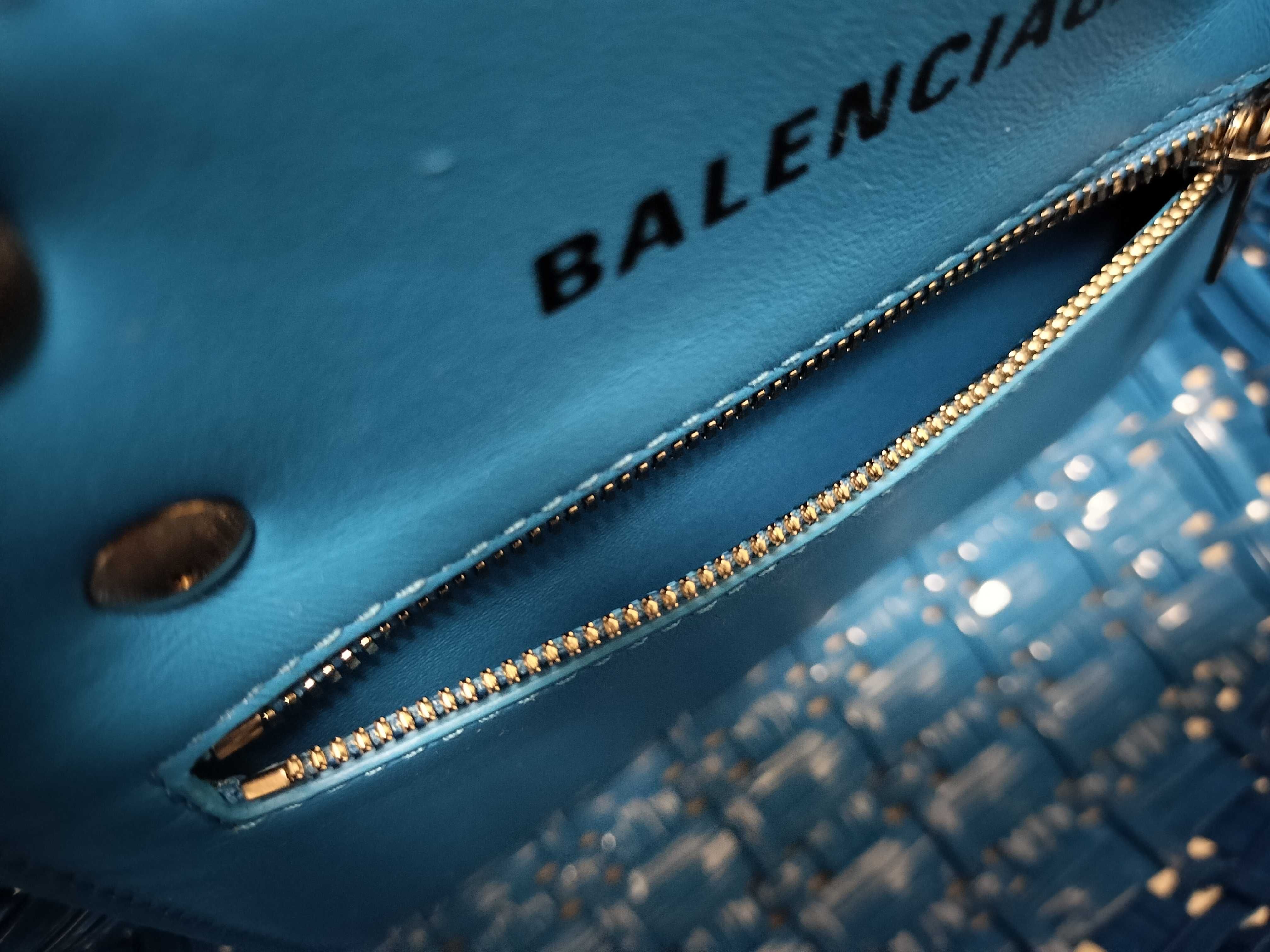 Bistro Basket Bag XS Patent Leather Handbag Blue 671342 Handbag — view 10