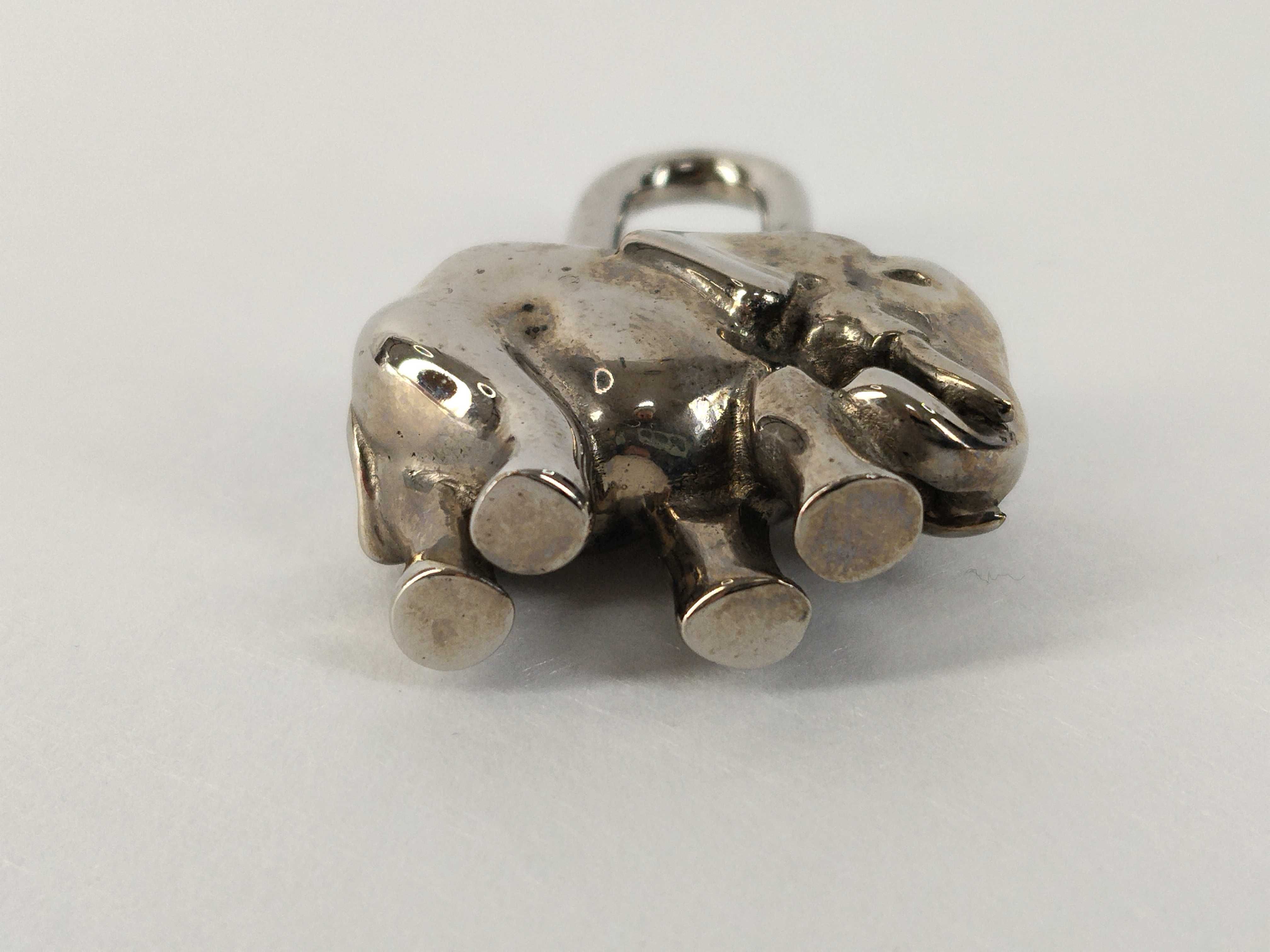 Cadena Silver Elephant Charm — view 6