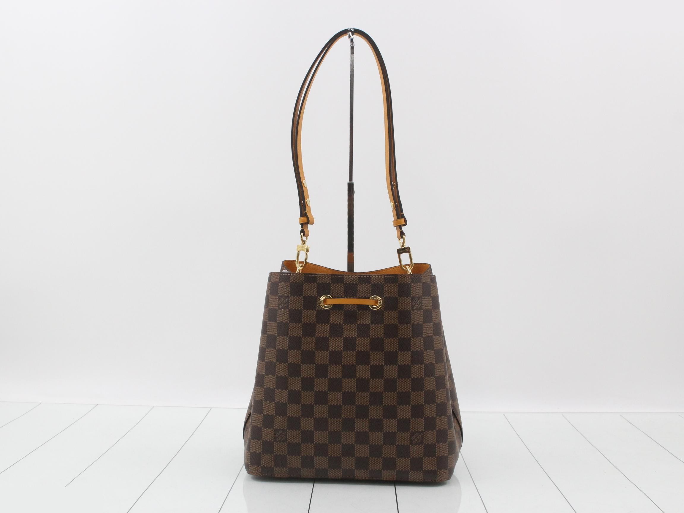 Damier NeoNoe Saffron Shoulder Bag — view 2