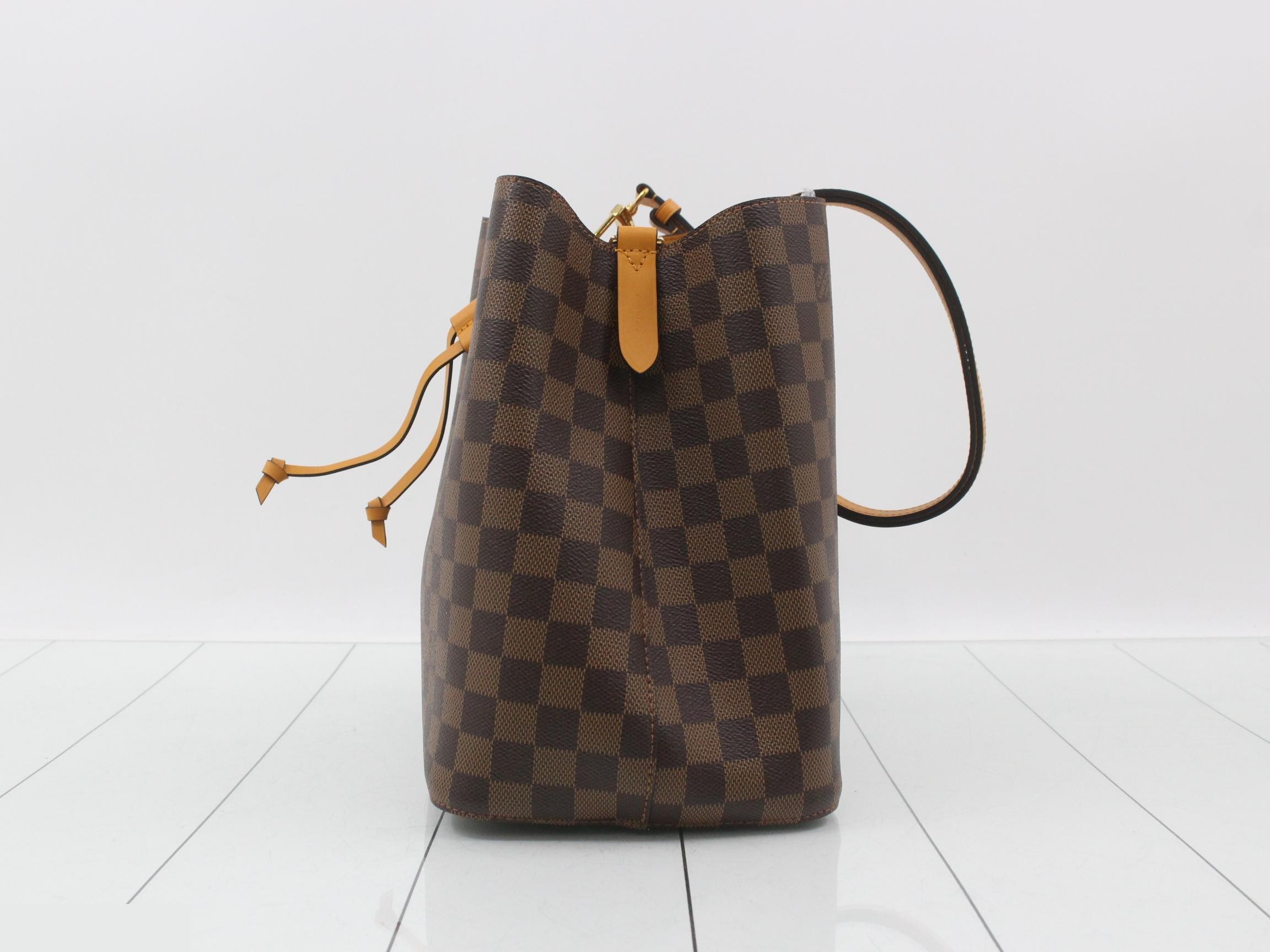 Damier NeoNoe Saffron Shoulder Bag — view 3