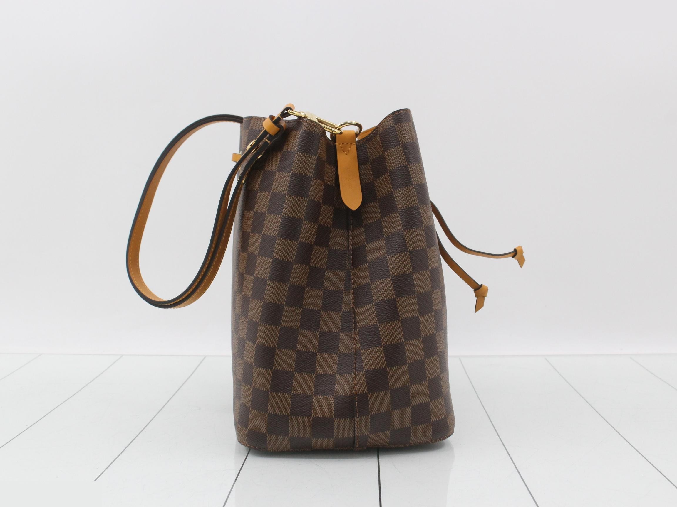 Damier NeoNoe Saffron Shoulder Bag — view 4
