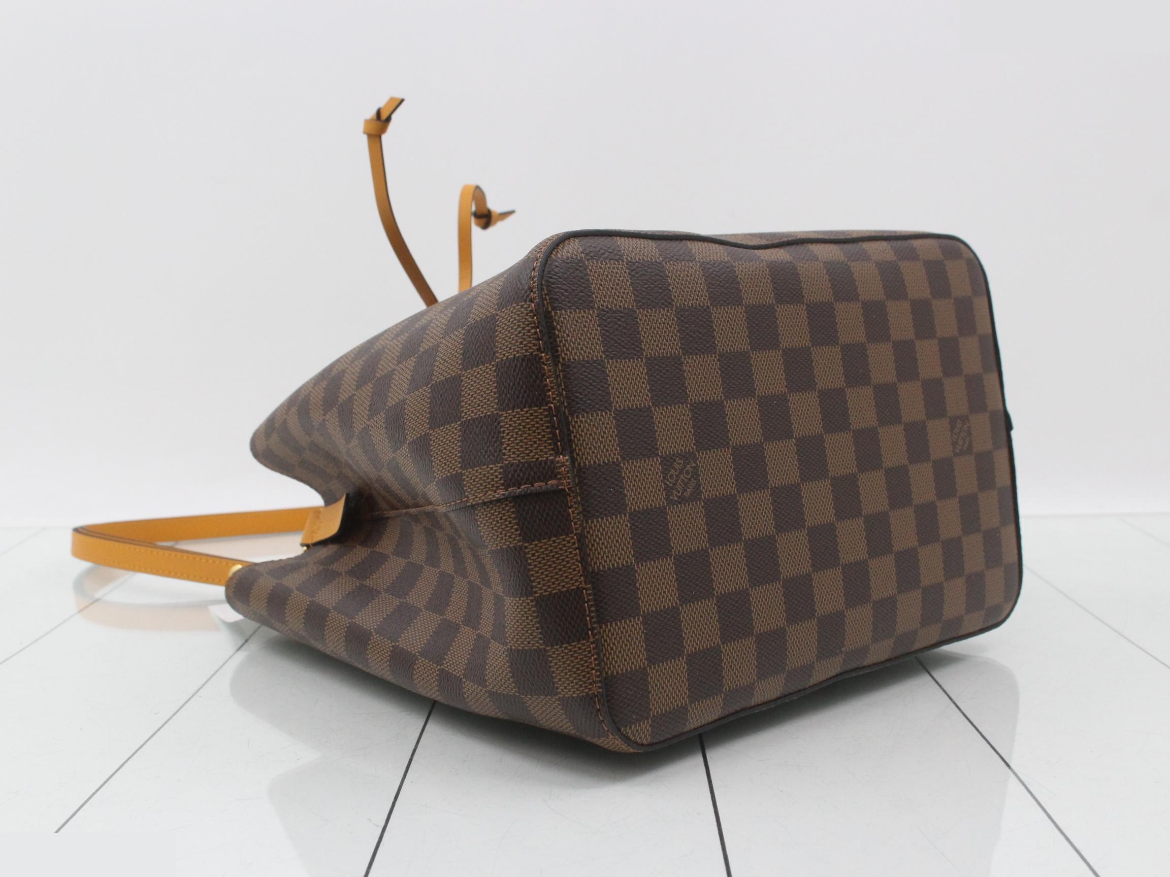Damier NeoNoe Saffron Shoulder Bag — view 5