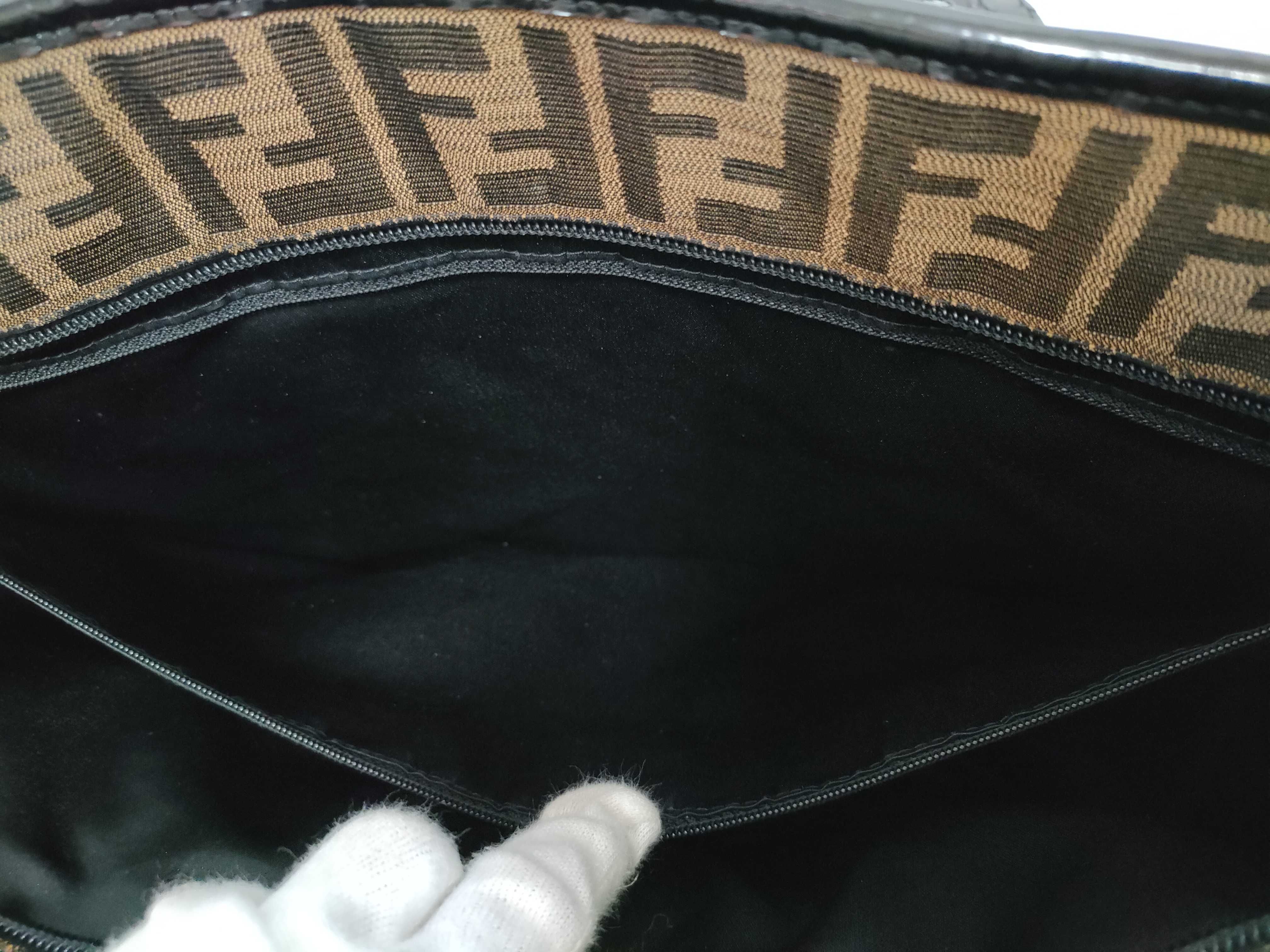 Zucca pattern FF Logo Quilted Tote Bag — view 10